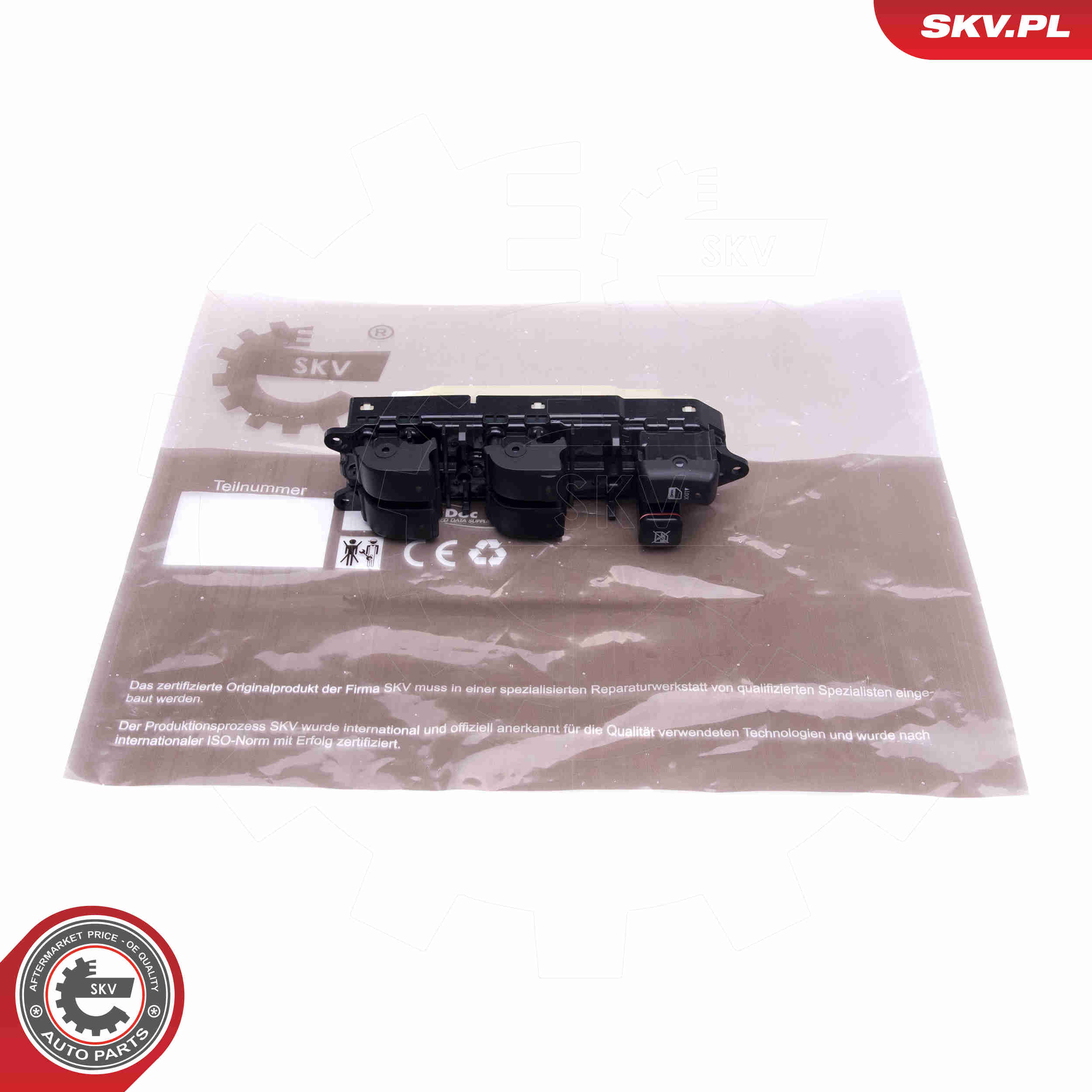Switch, window regulator - 37SKV136 ESEN SKV