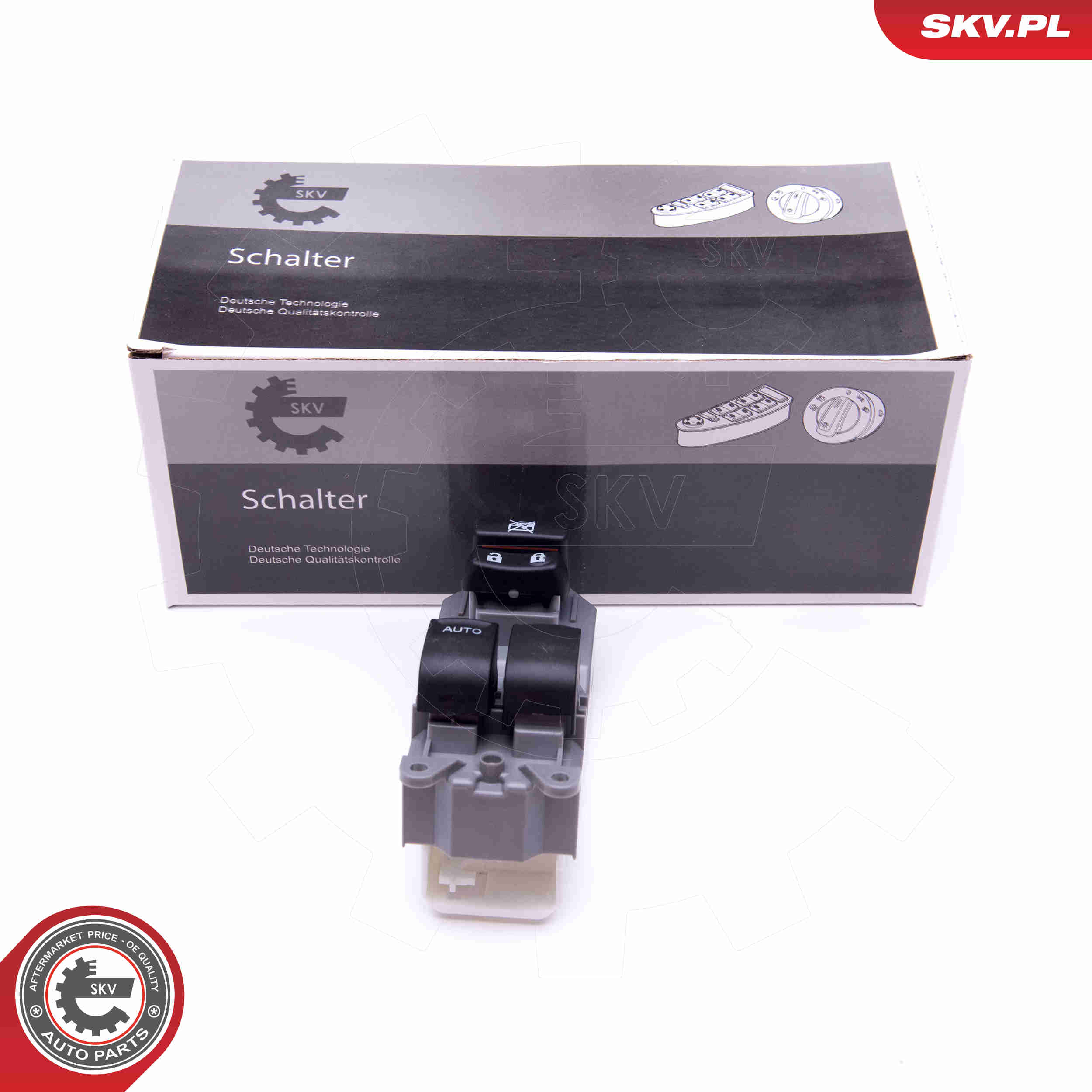 Выключатель, стеклолодъемник - 37SKV139 ESEN SKV