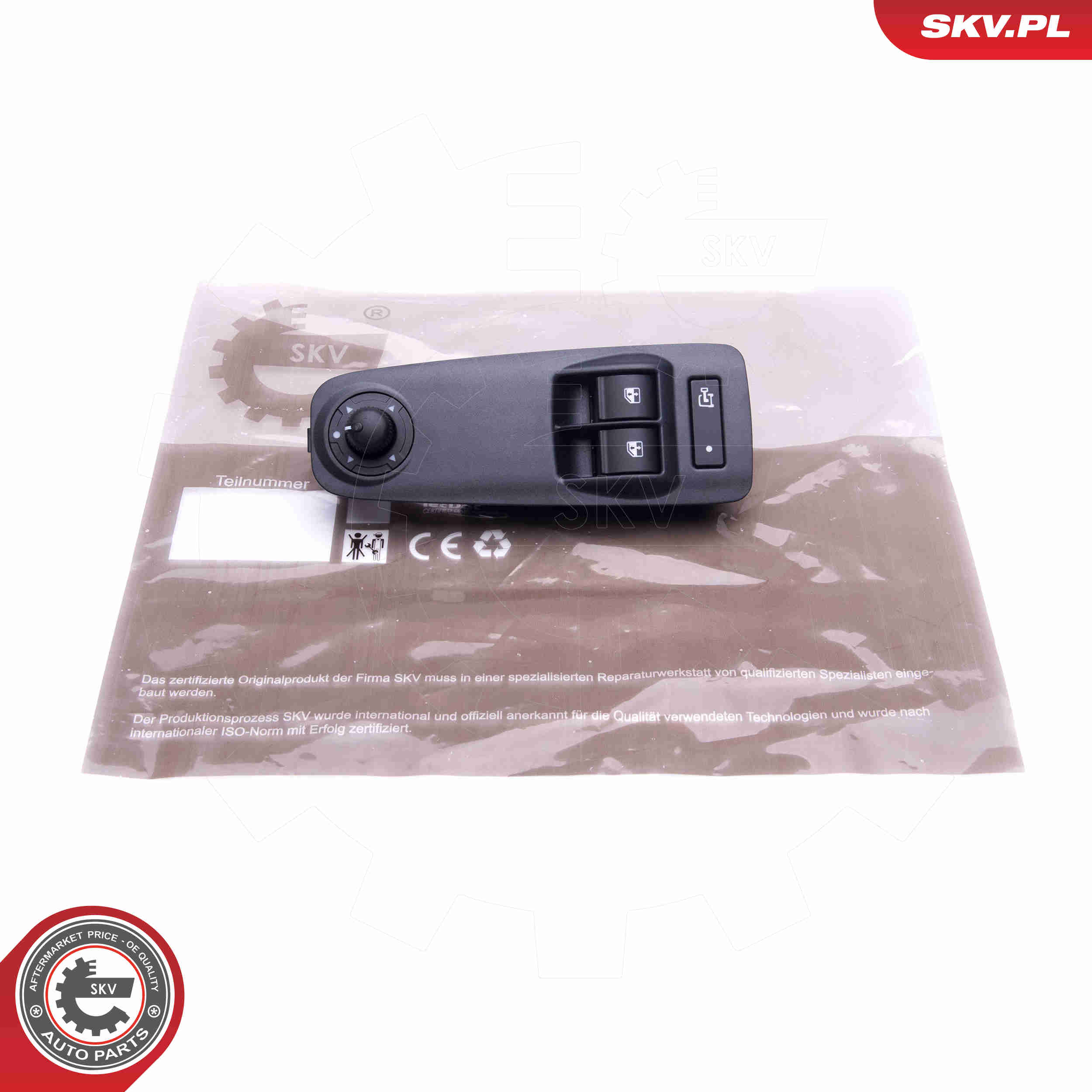 Switch, window regulator - 37SKV142 ESEN SKV