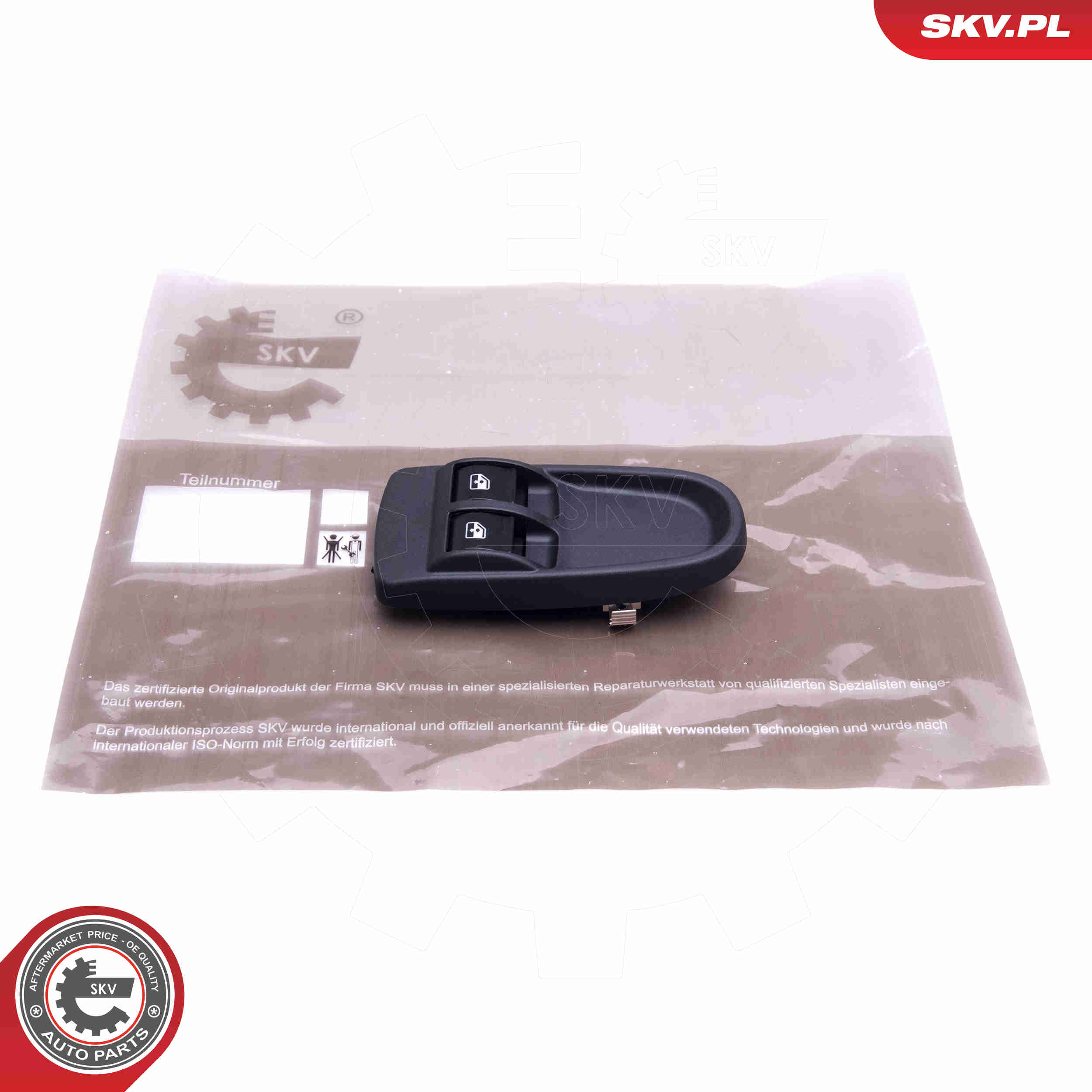 Switch, window regulator - 37SKV152 ESEN SKV