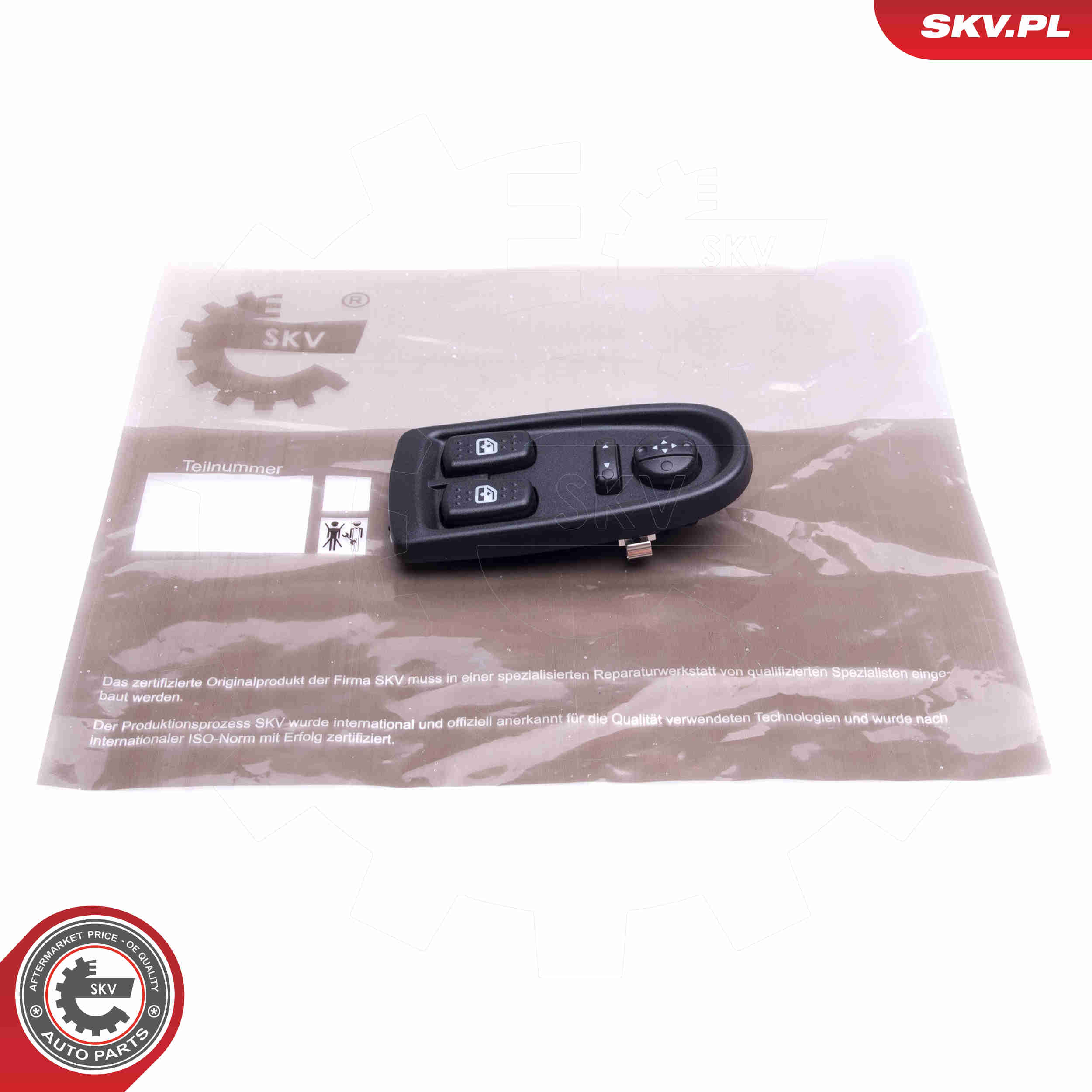 Interruttore, Alzacristallo - 37SKV155 ESEN SKV