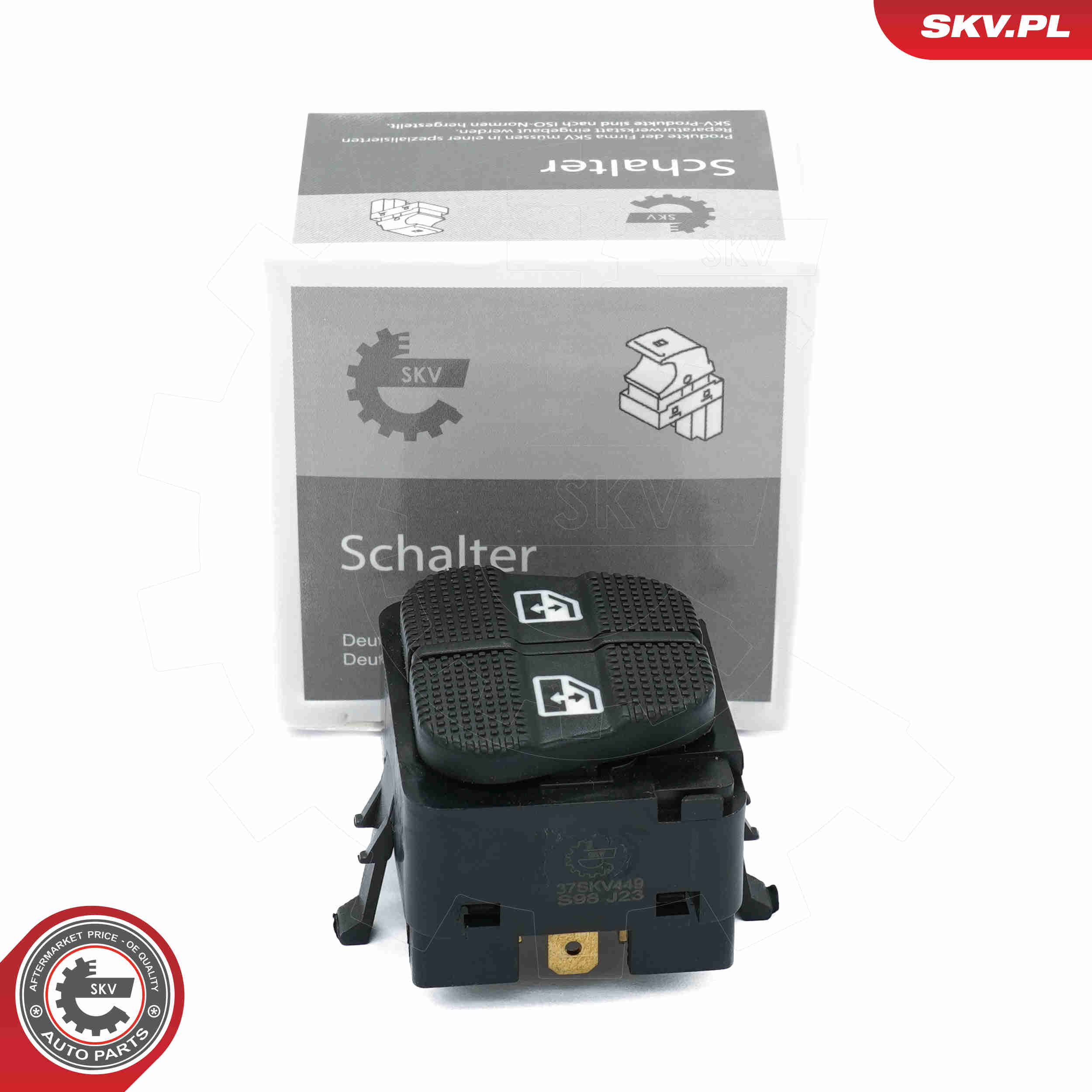 Switch, window regulator - 37SKV449 ESEN SKV