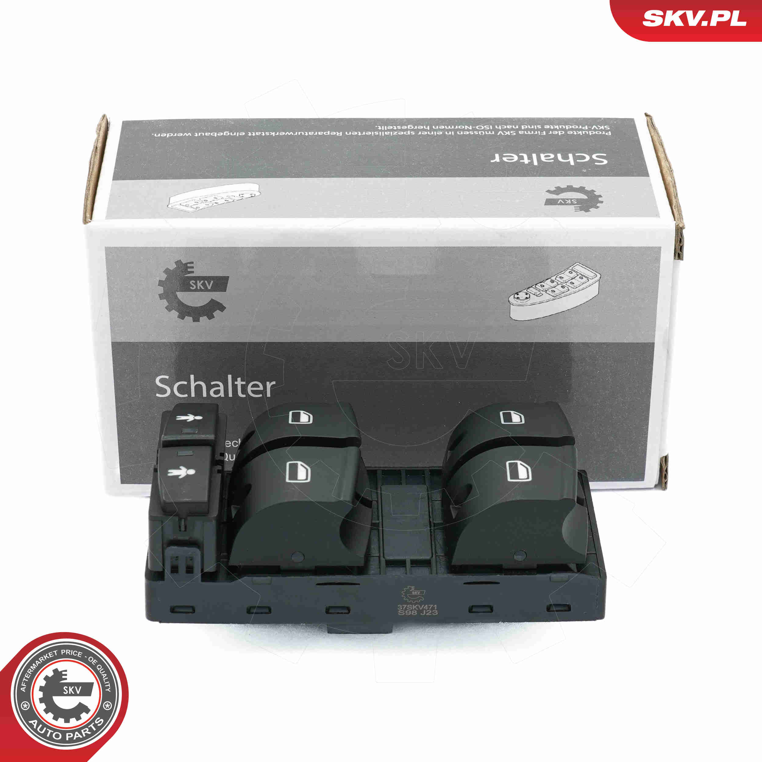 Switch, window regulator - 37SKV471 ESEN SKV