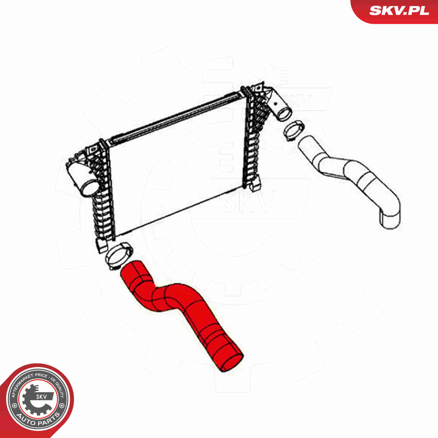 Charger Air Hose - 43SKV001 ESEN SKV