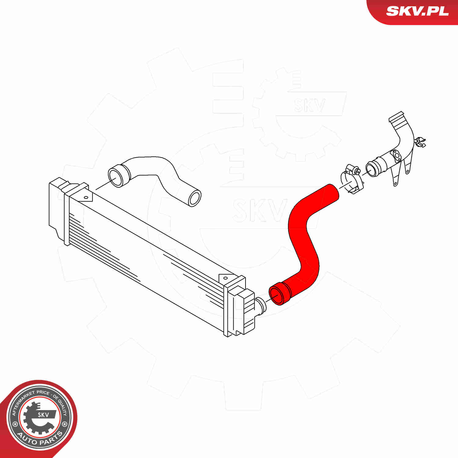Charger Air Hose - 43SKV006 ESEN SKV