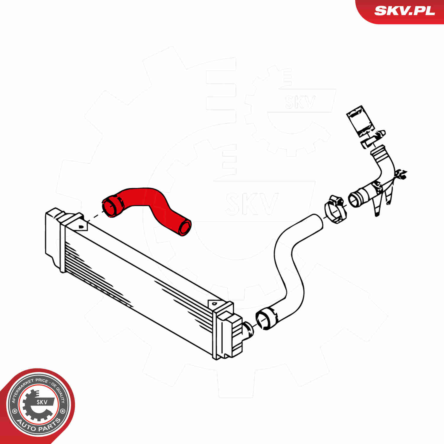 Charger Air Hose - 43SKV012 ESEN SKV