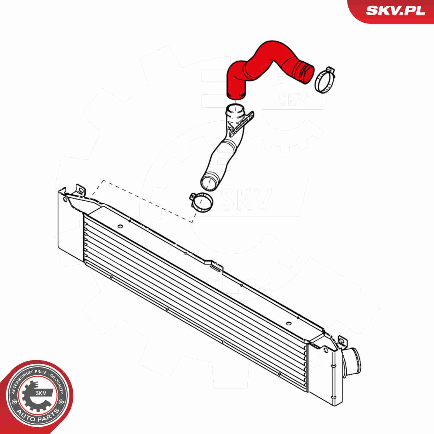 Charger Air Hose - 43SKV075 ESEN SKV