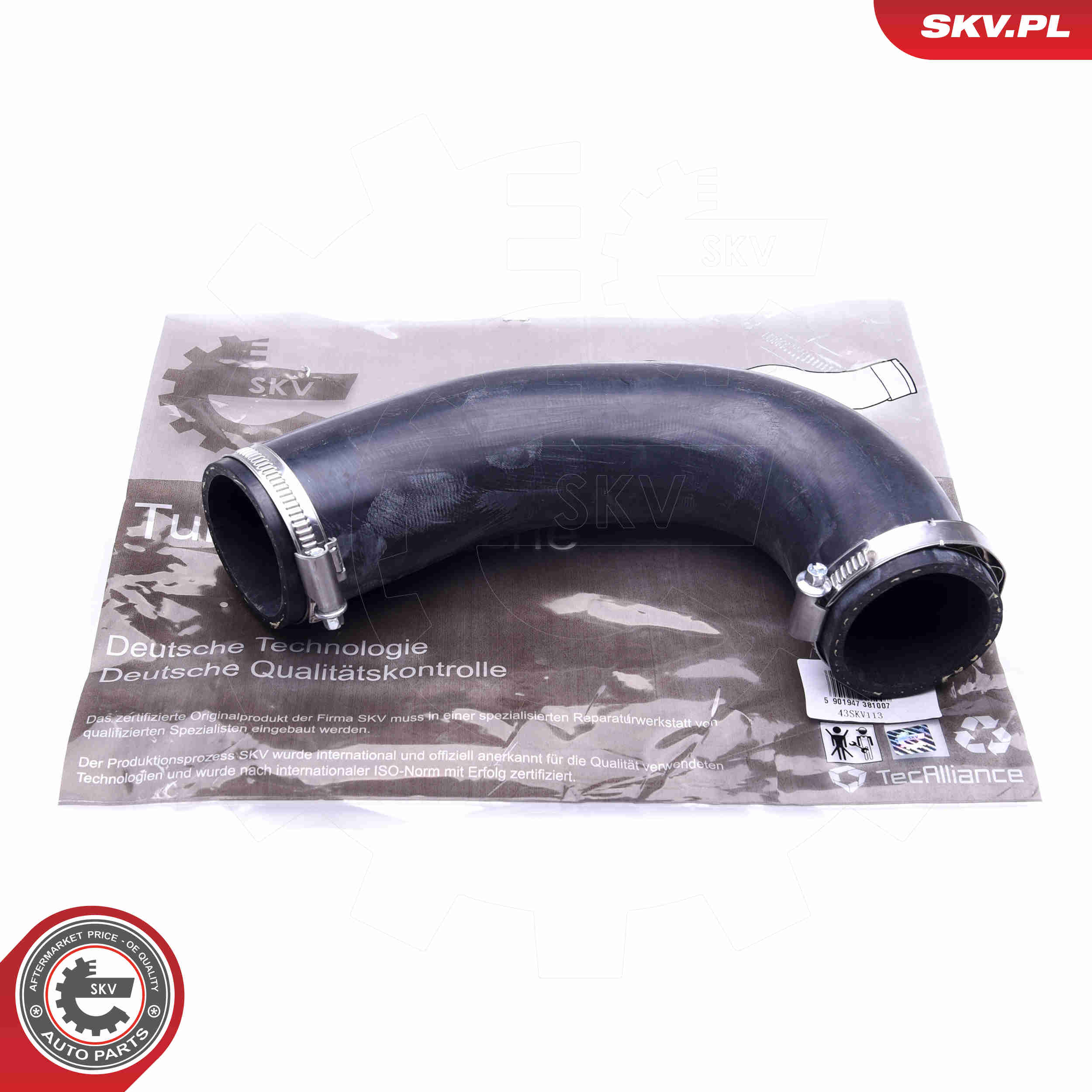 Charger Air Hose - 43SKV113 ESEN SKV