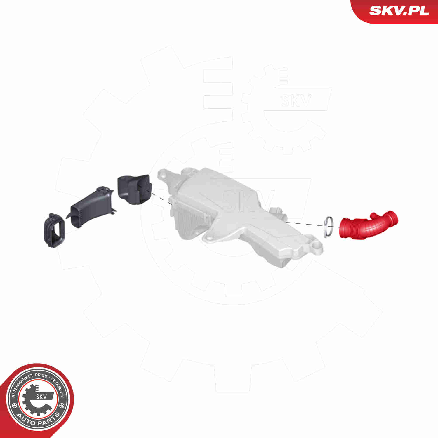 Charger Air Hose - 43SKV122 ESEN SKV