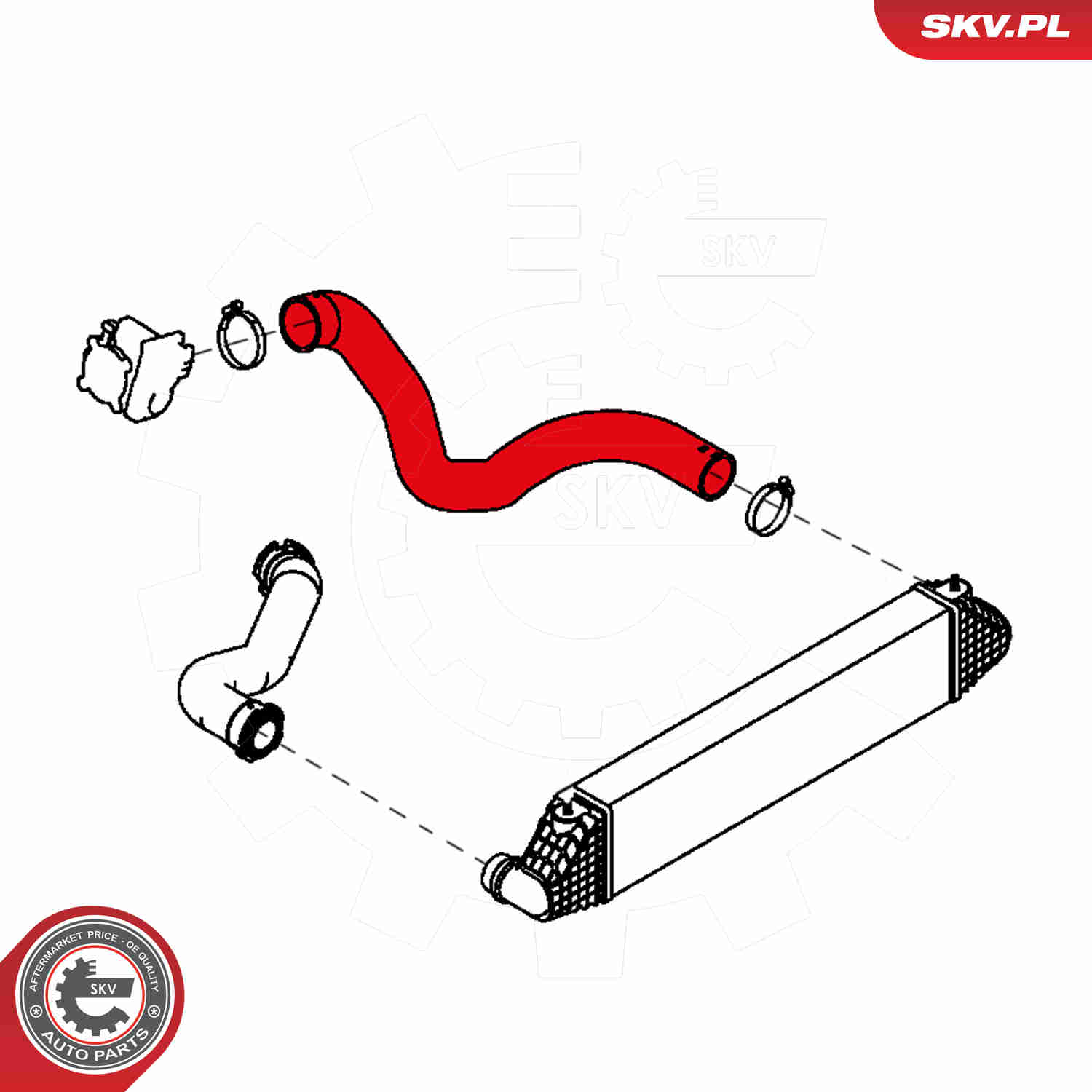 Charger Air Hose - 43SKV172 ESEN SKV