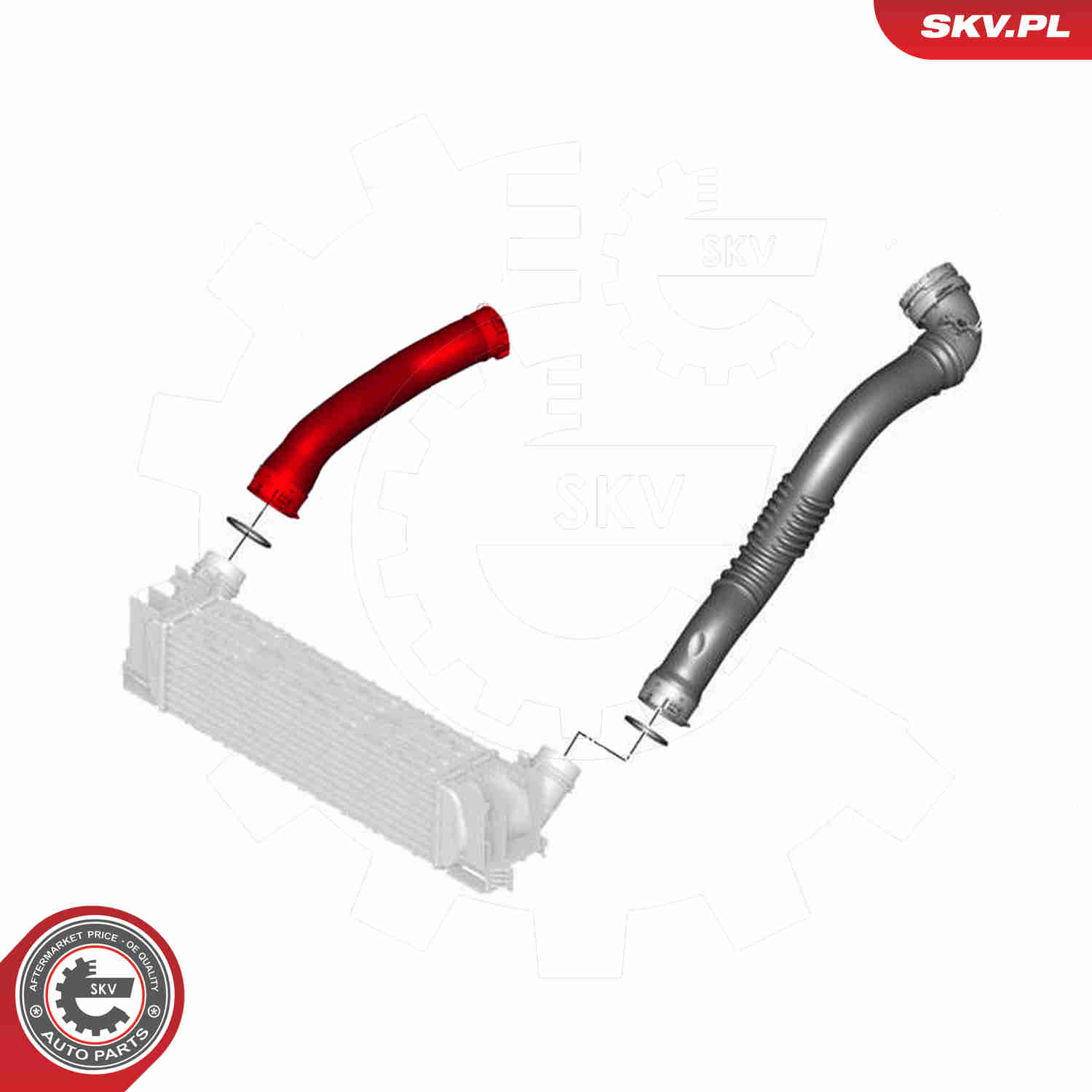Charger Air Hose - 43SKV328 ESEN SKV