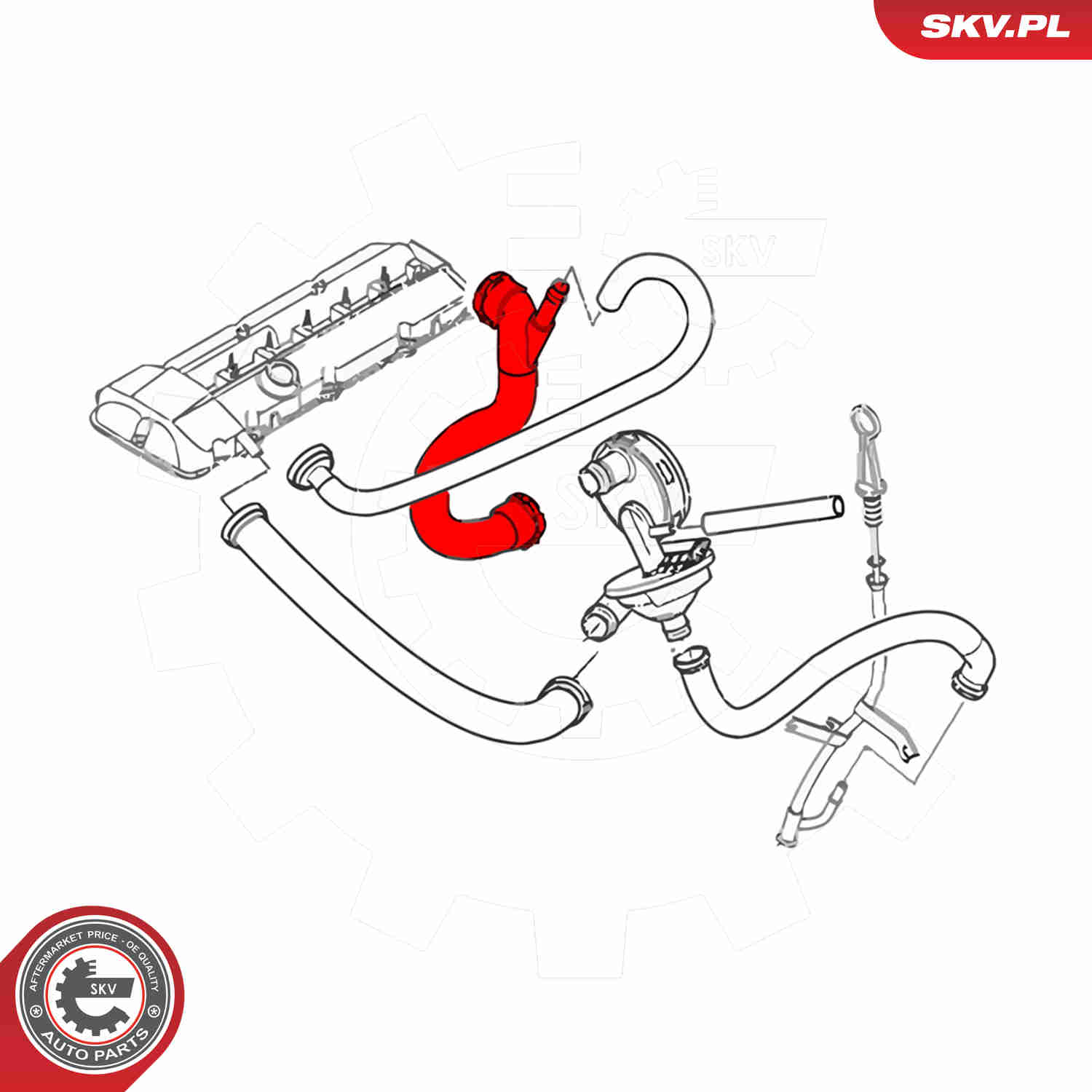 Charger Air Hose - 43SKV333 ESEN SKV