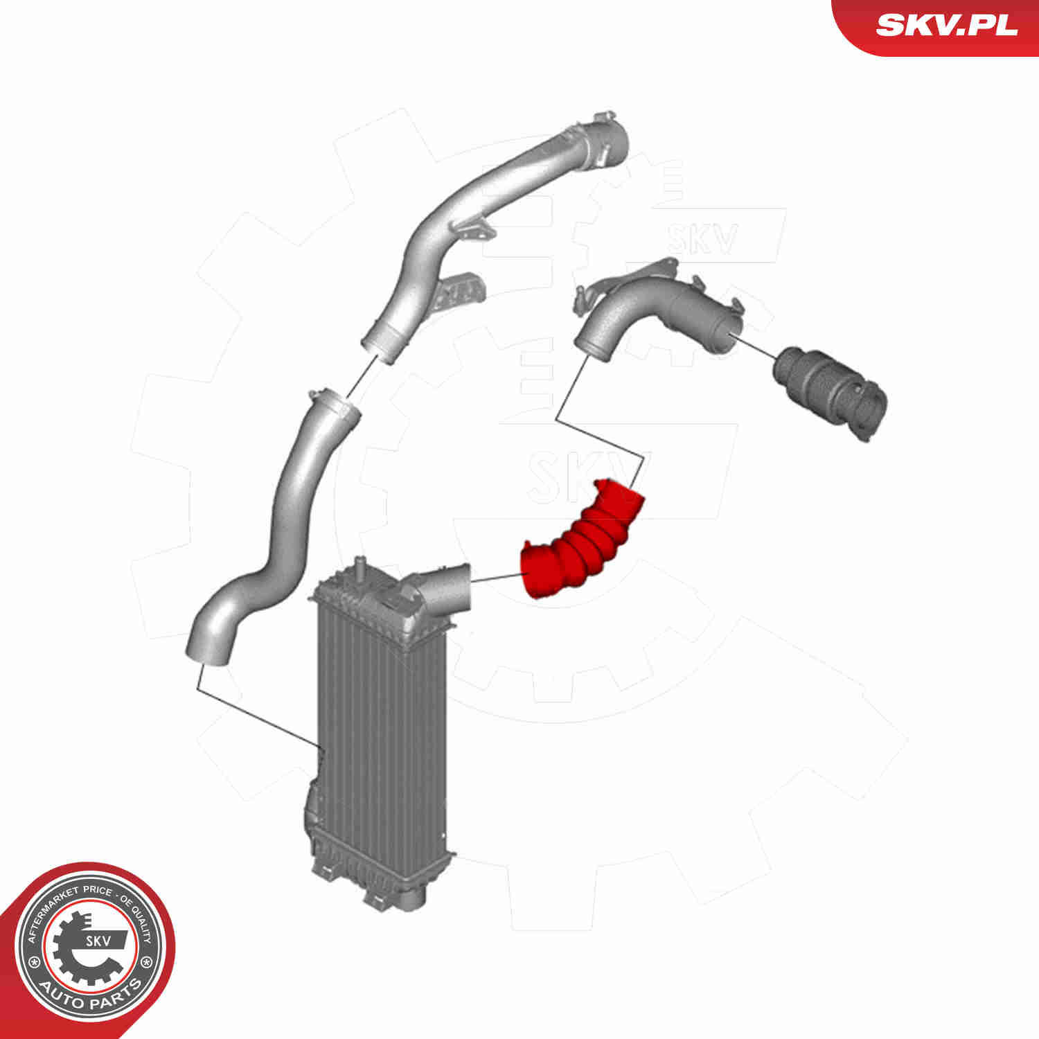 Charger Air Hose - 43SKV372 ESEN SKV