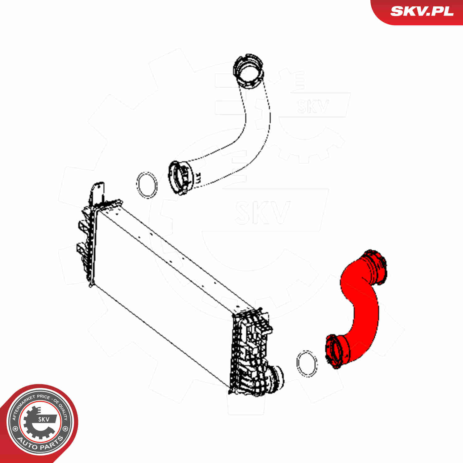 Charger Air Hose - 43SKV379 ESEN SKV