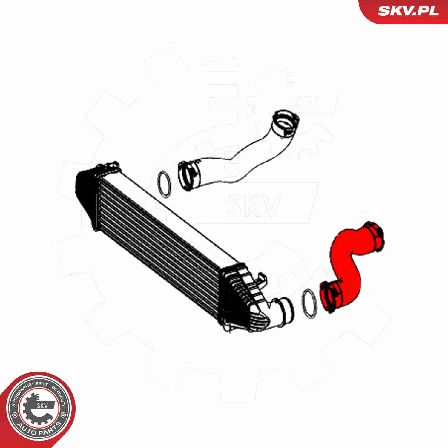 Charger Air Hose - 43SKV392 ESEN SKV