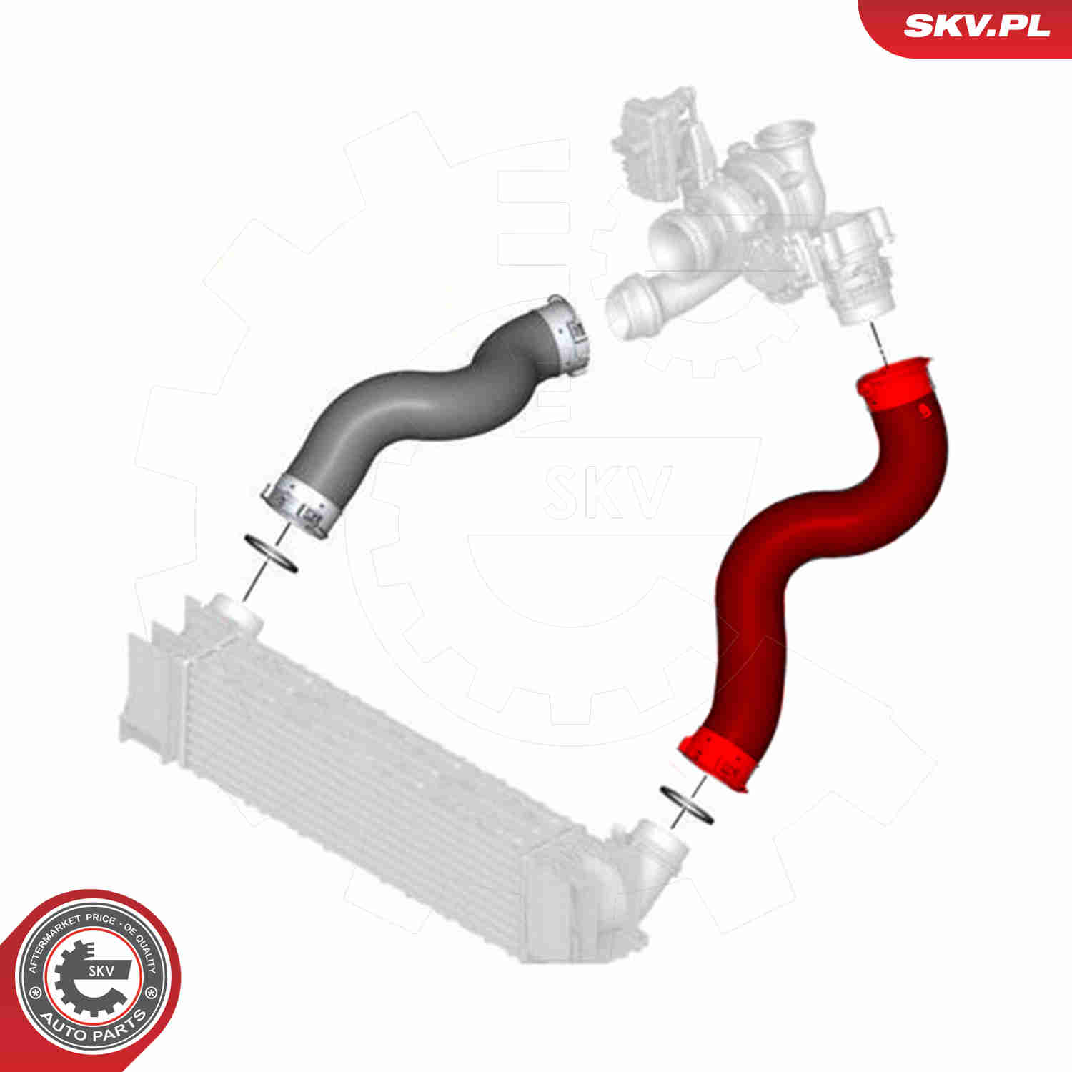 Charger Air Hose - 43SKV431 ESEN SKV