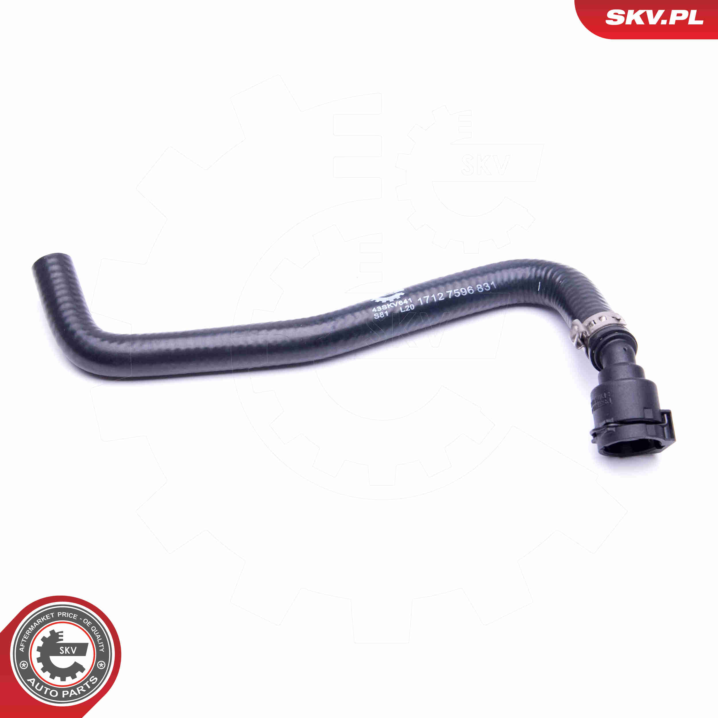 Radiator Hose - 43SKV641 ESEN SKV