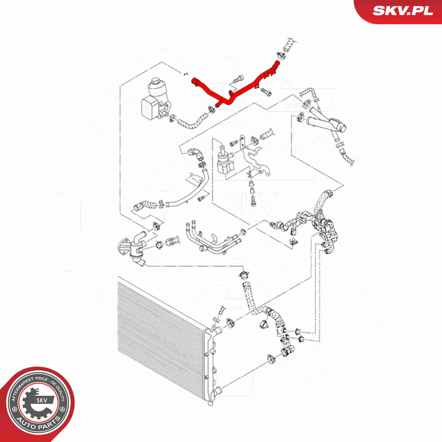 Coolant Tube - 43SKV796 ESEN SKV