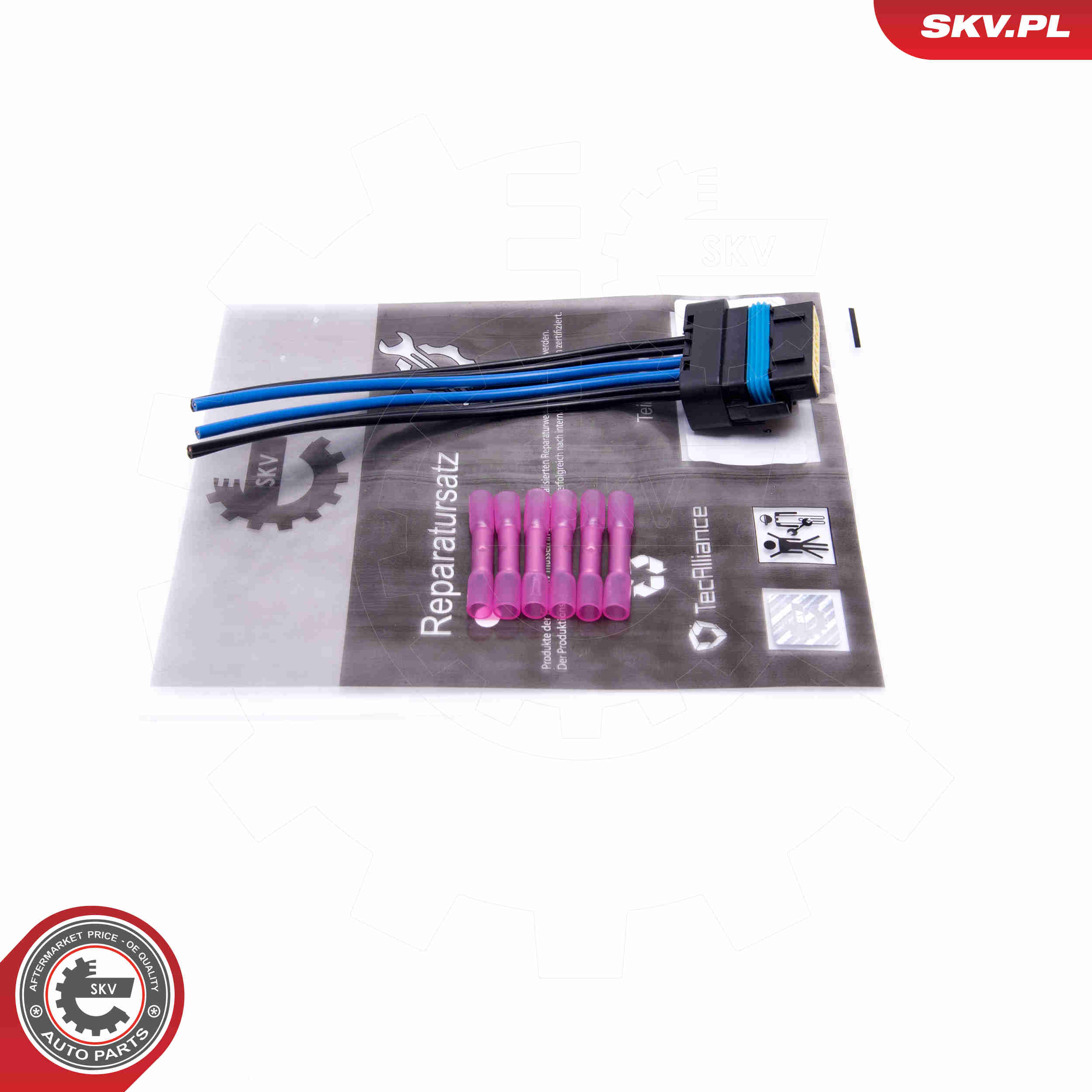 Cable Repair Set, window regulator - 53SKV103 ESEN SKV