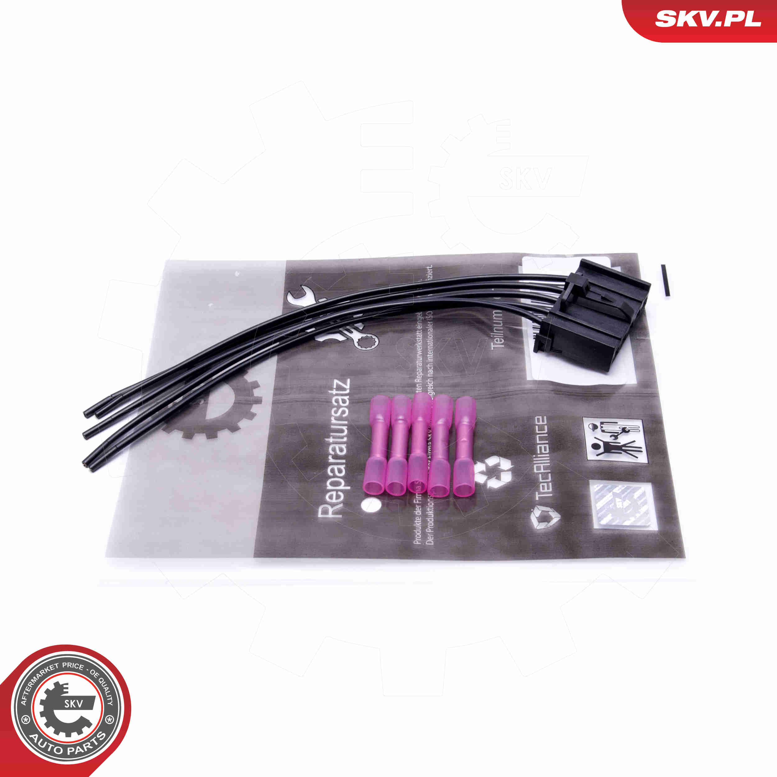 Cable Repair Set, interior fan switch - 53SKV105 ESEN SKV