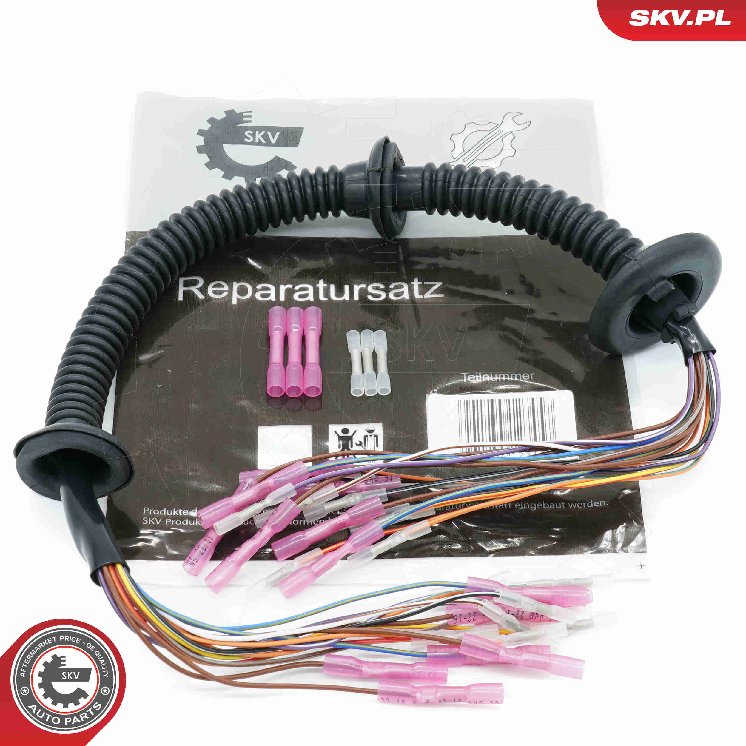 kabelių remonto komplektas, galinės durys - 53SKV156 ESEN SKV