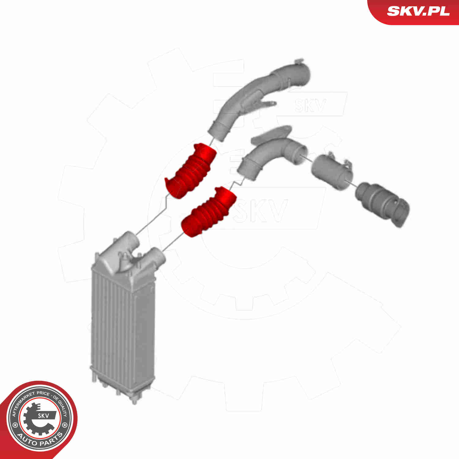Charger Air Hose - 54SKV004 ESEN SKV