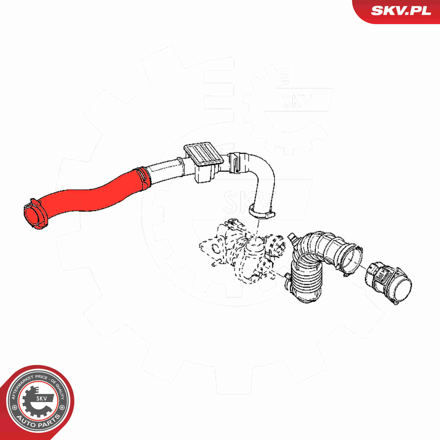 Charger Air Hose - 54SKV028 ESEN SKV
