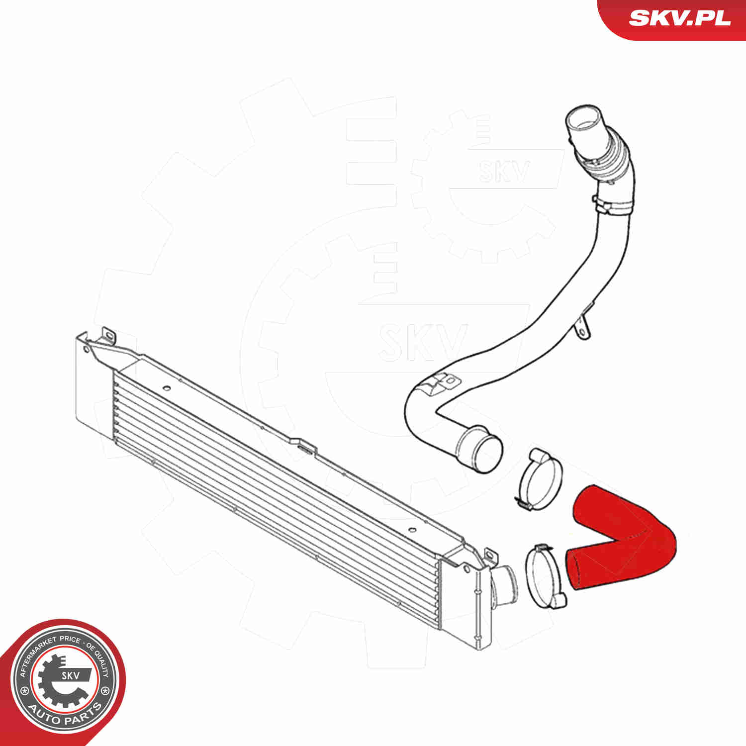 Charger Air Hose - 54SKV091 ESEN SKV