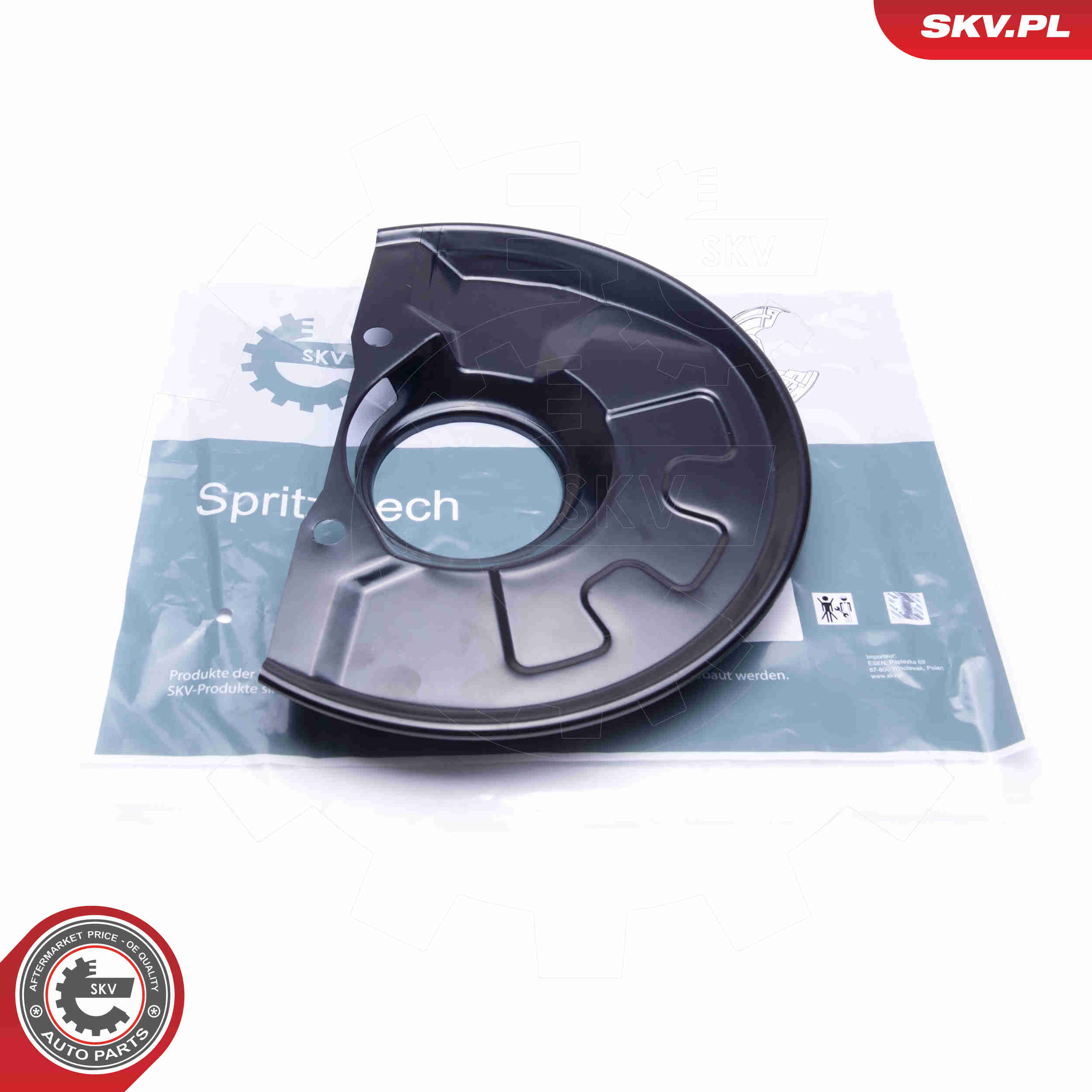 Lamiera paraspruzzi, Disco freno - 57SKV117 ESEN SKV
