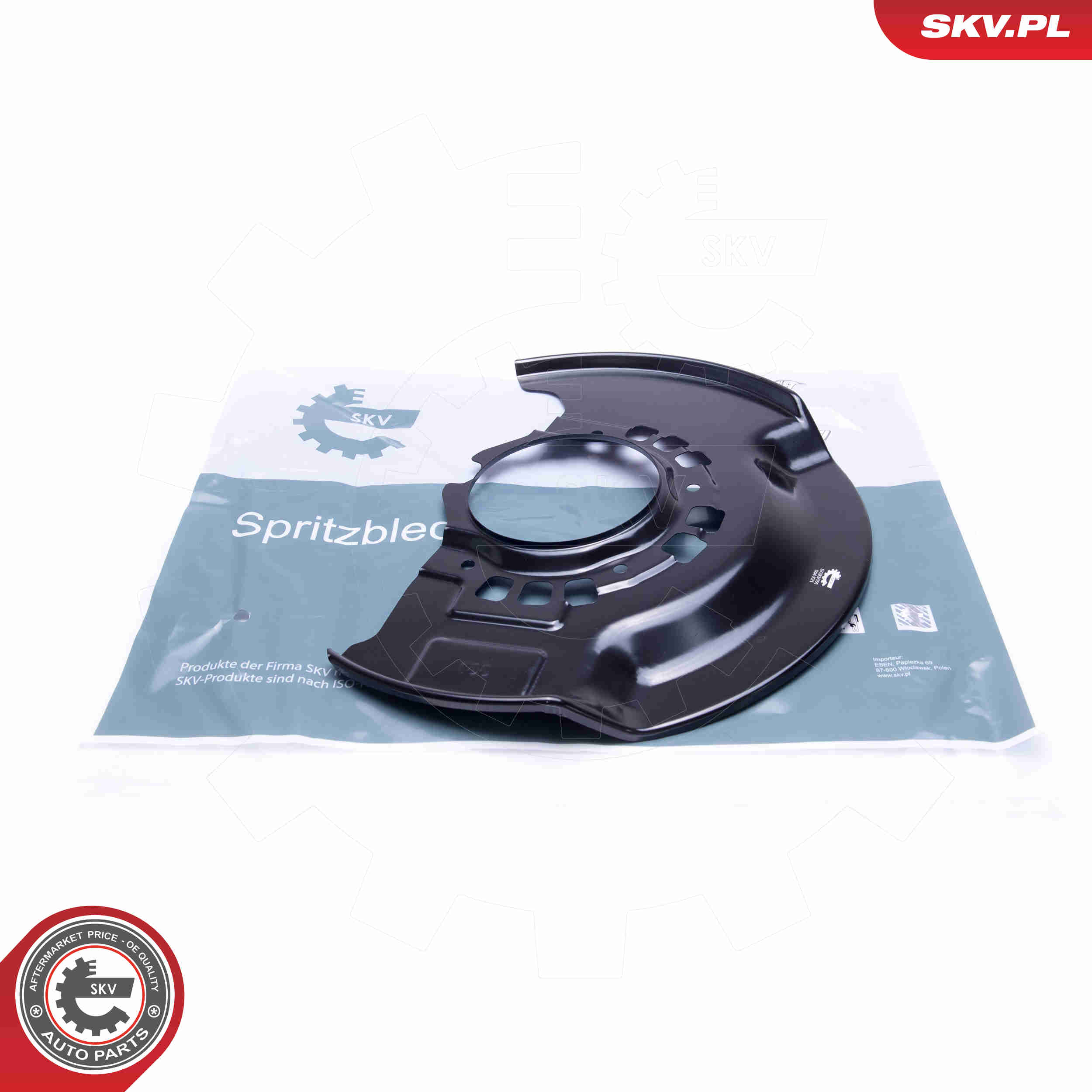Lamiera paraspruzzi, Disco freno - 57SKV151 ESEN SKV