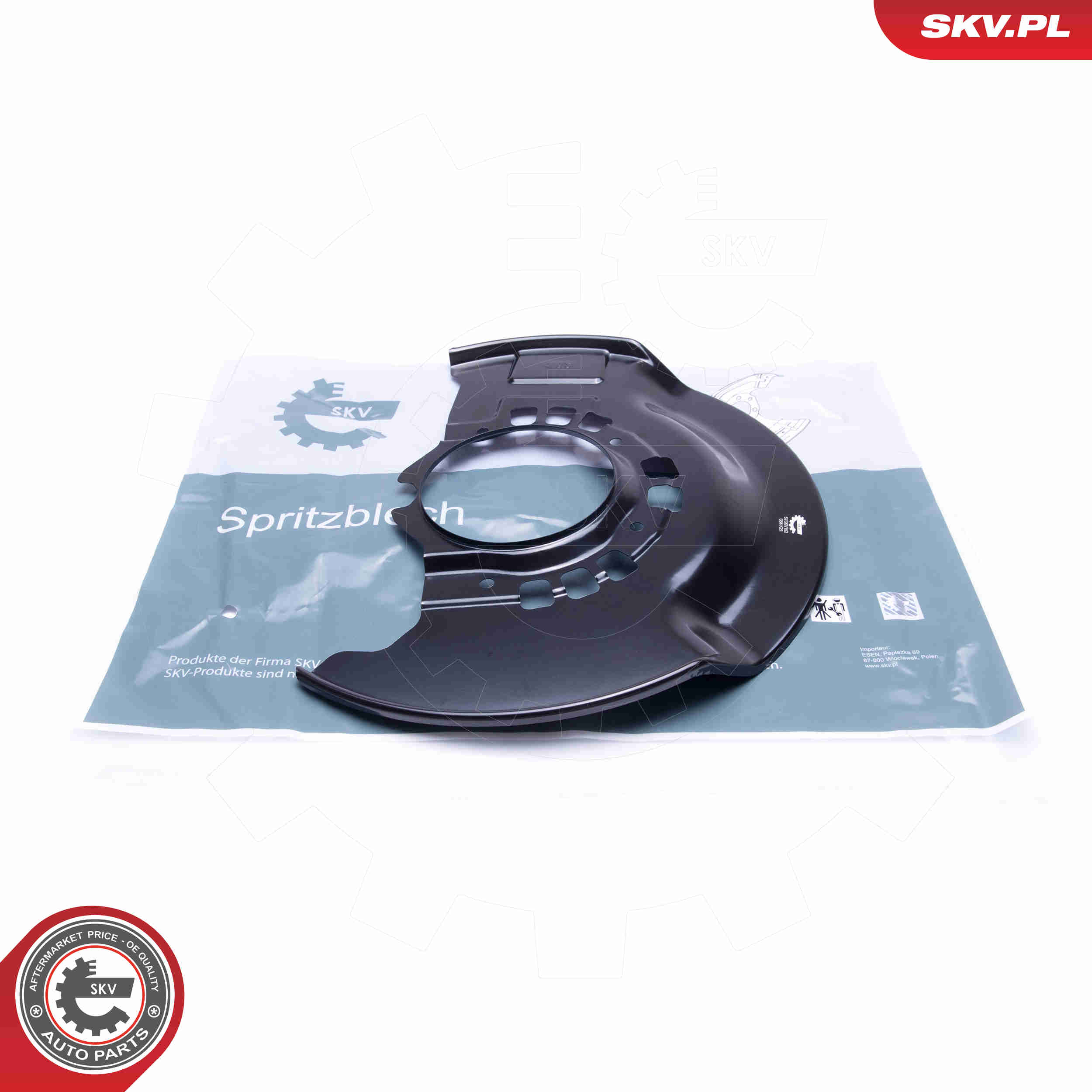 Lamiera paraspruzzi, Disco freno - 57SKV152 ESEN SKV