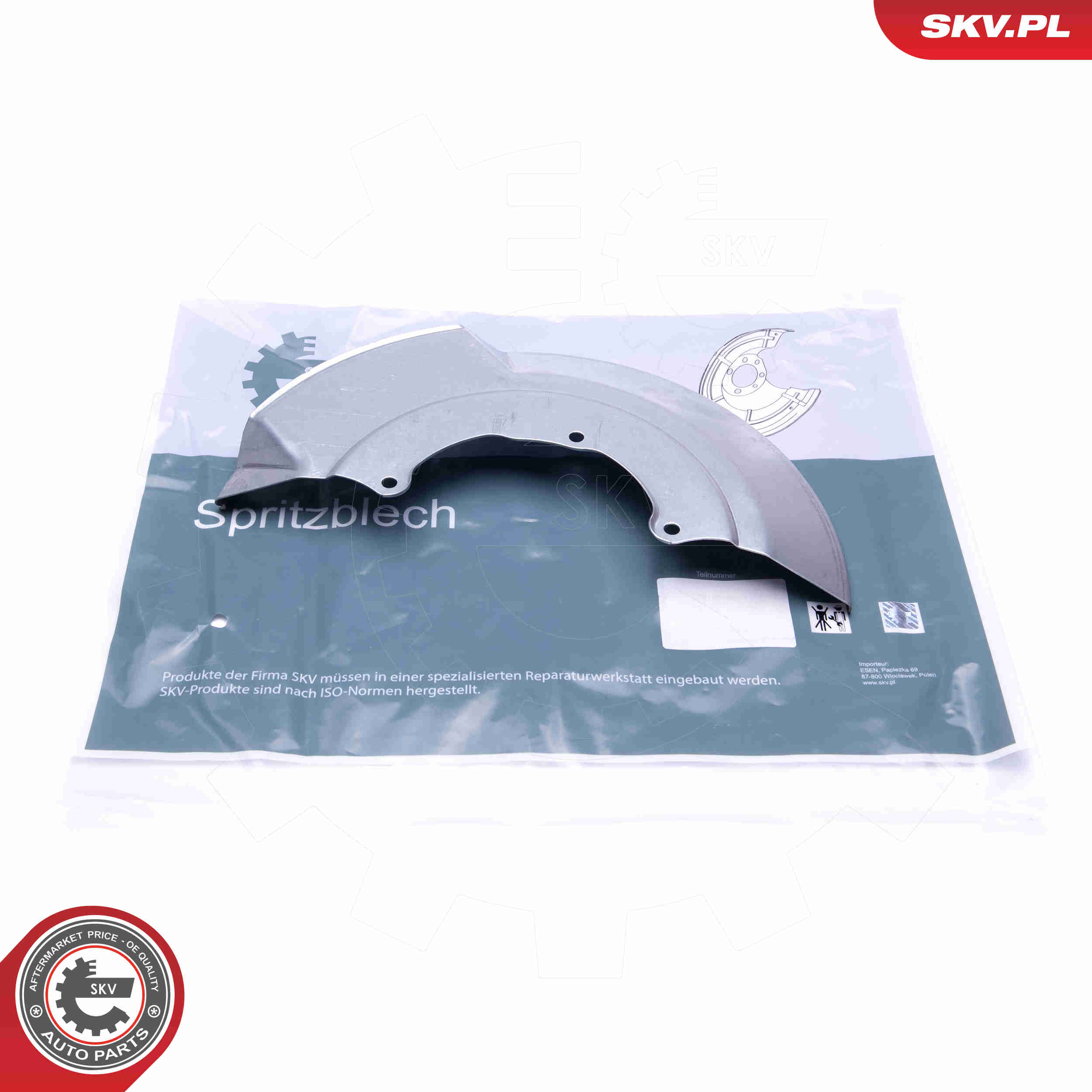 Splash Panel, brake disc - 57SKV166 ESEN SKV