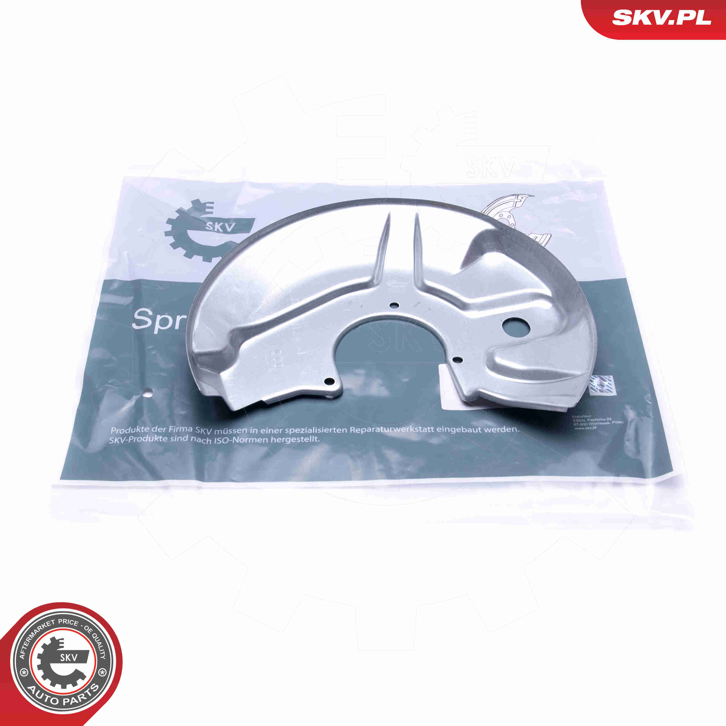 Lamiera paraspruzzi, Disco freno - 57SKV170 ESEN SKV