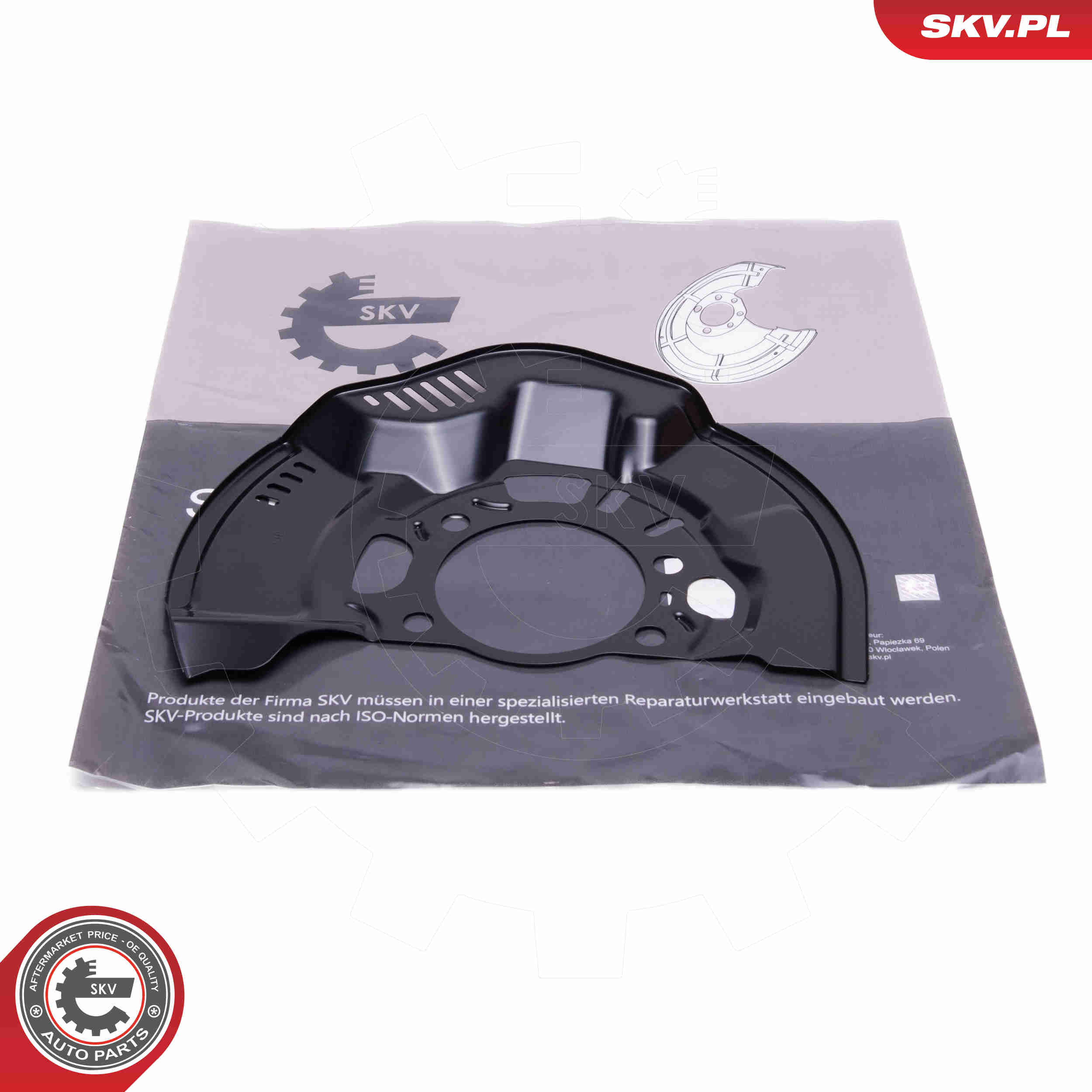 Lamiera paraspruzzi, Disco freno - 57SKV218 ESEN SKV