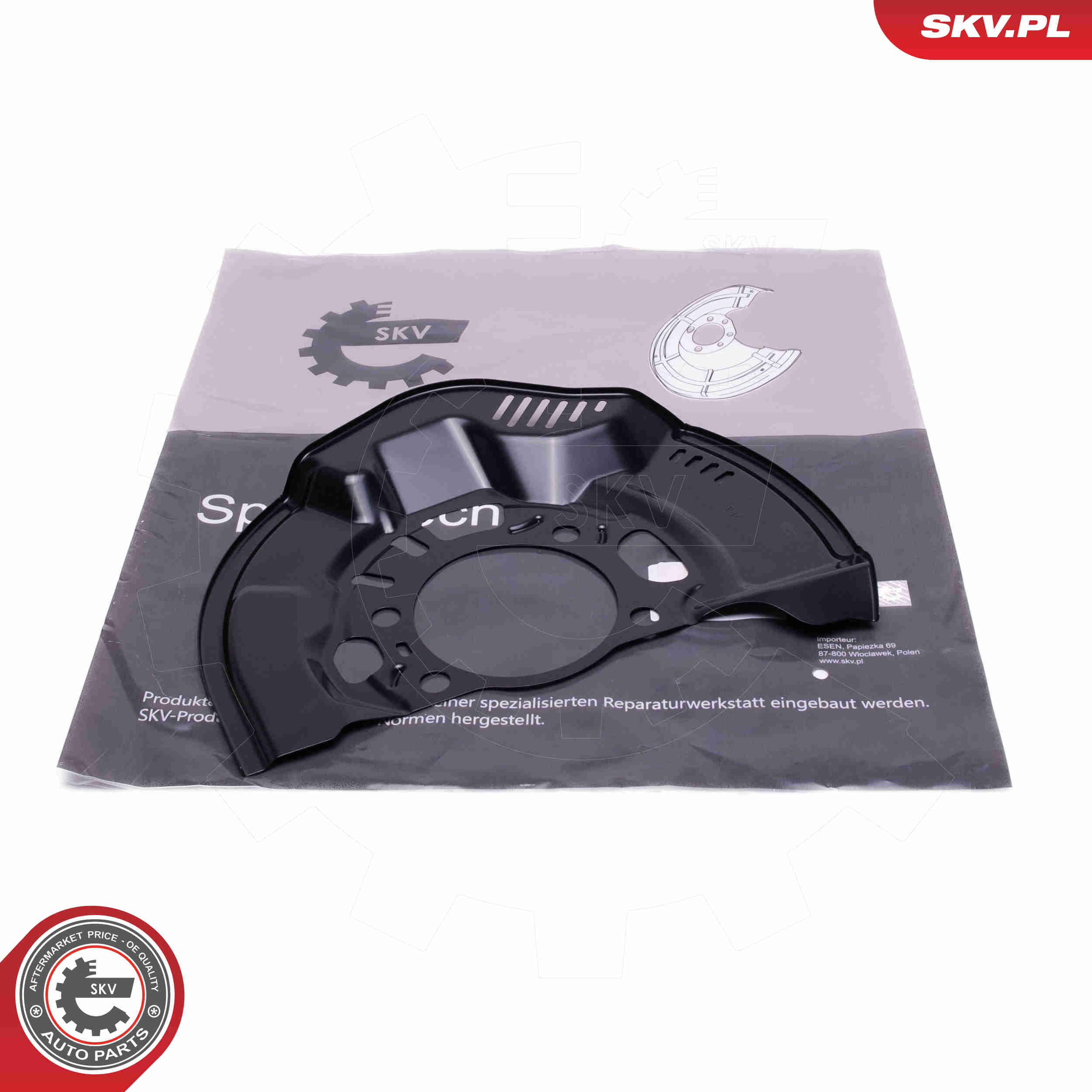 Splash Panel, brake disc - 57SKV219 ESEN SKV