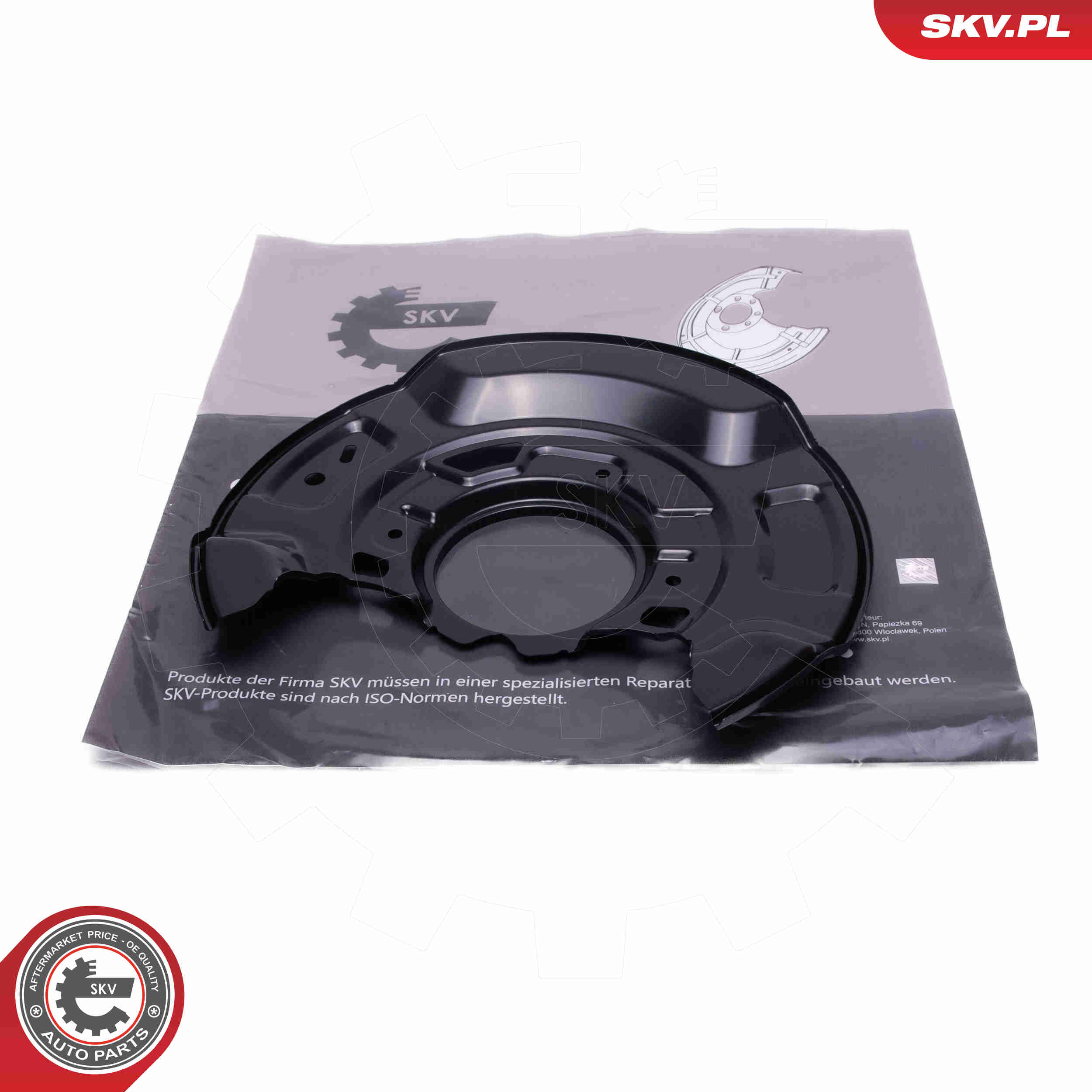 Lamiera paraspruzzi, Disco freno - 57SKV224 ESEN SKV