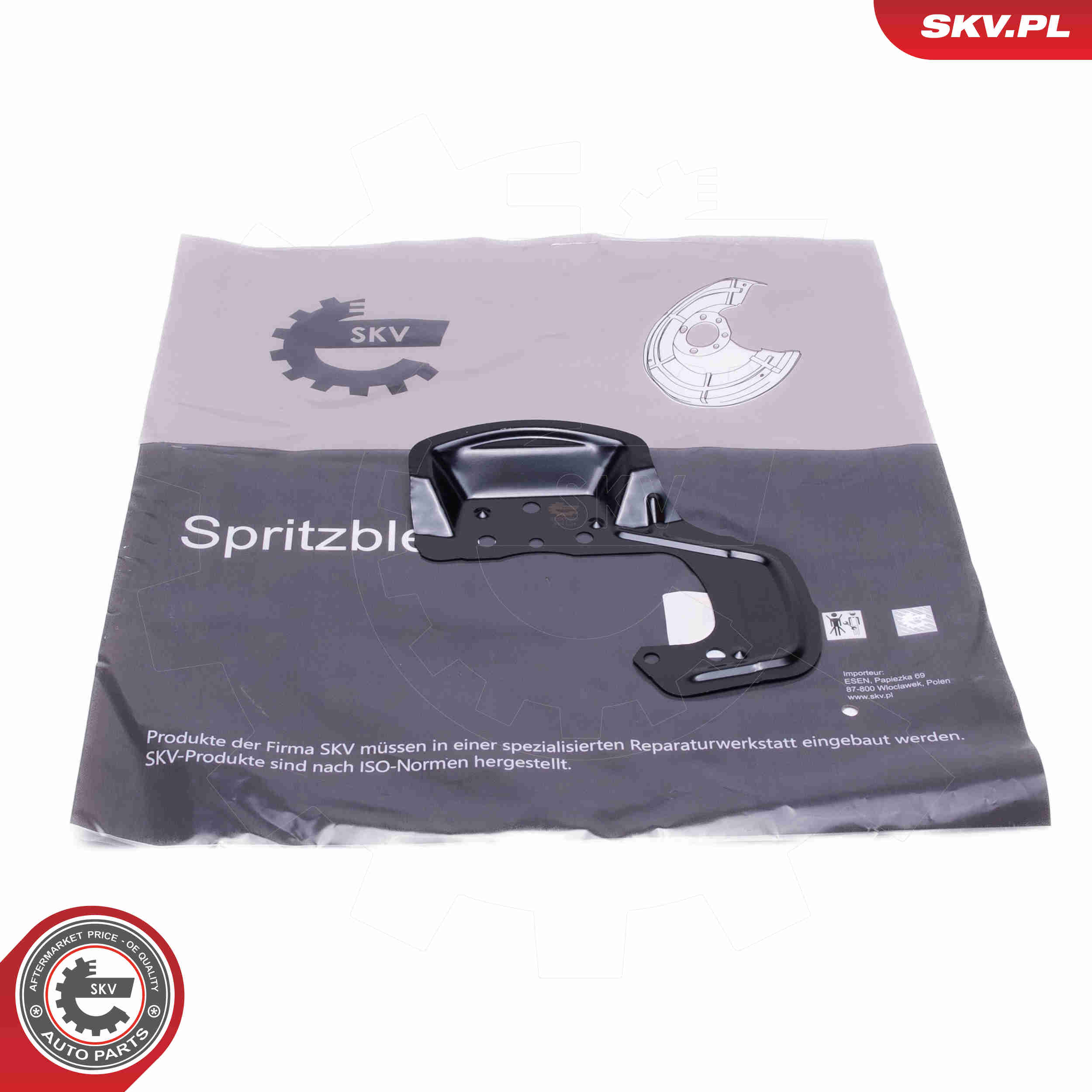 Splash Panel, brake disc - 57SKV239 ESEN SKV