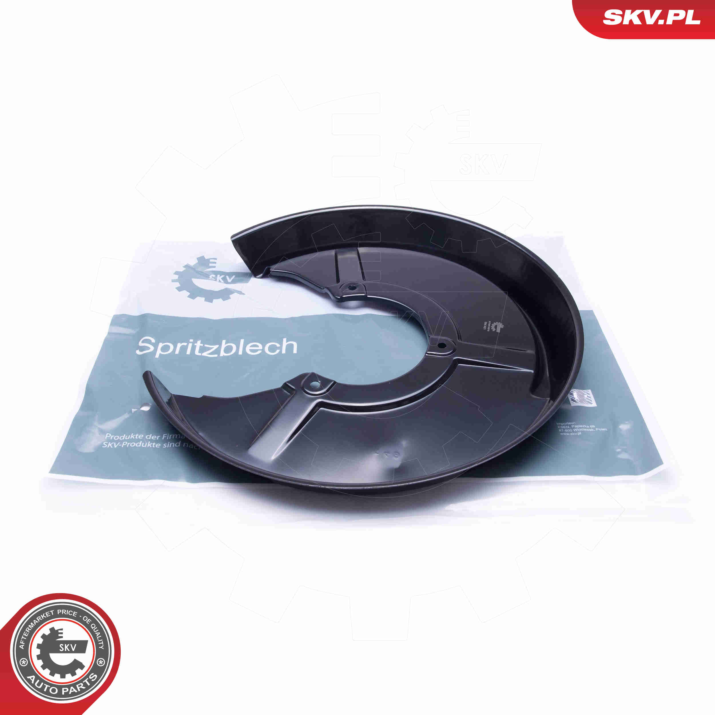 Lamiera paraspruzzi, Disco freno - 57SKV670 ESEN SKV