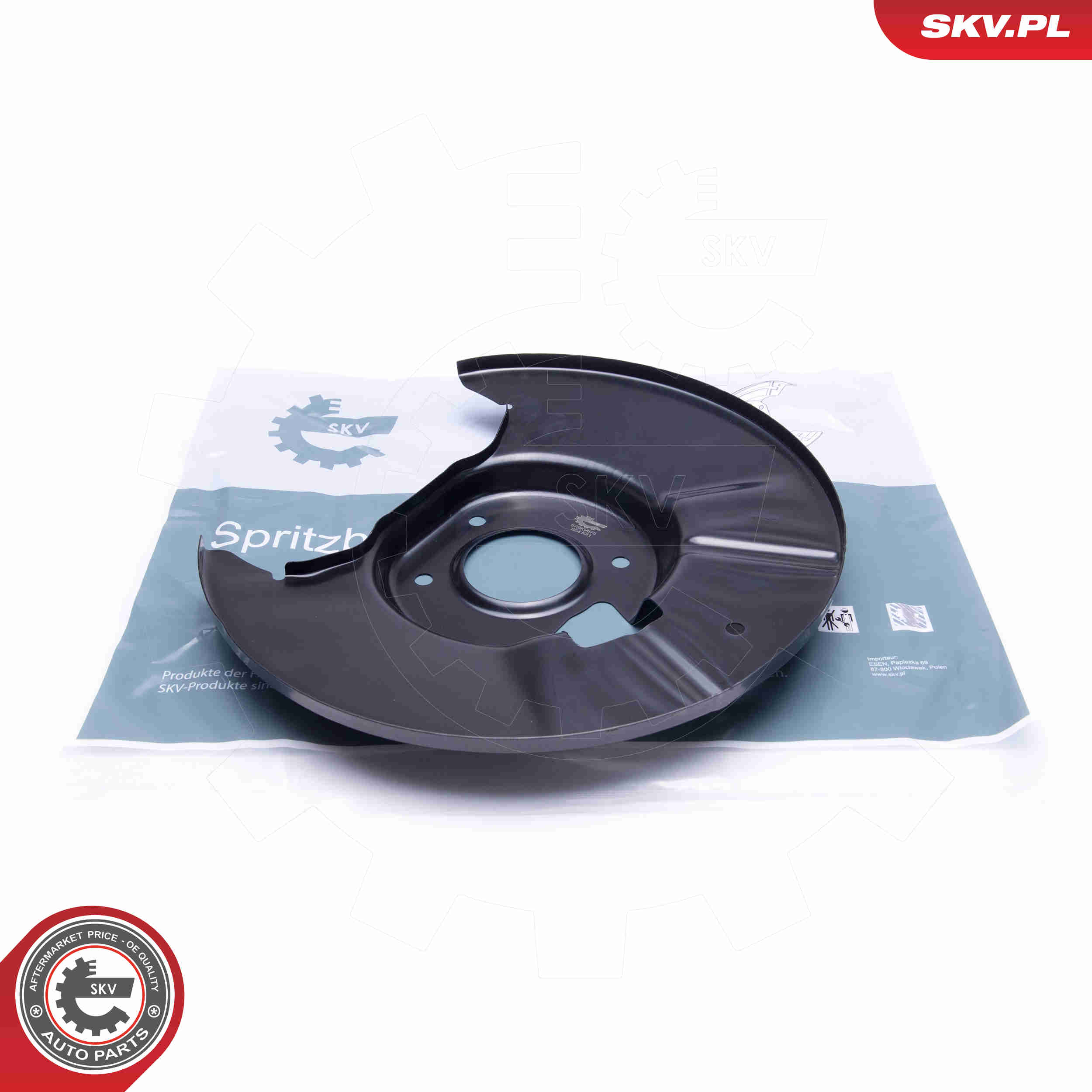 Lamiera paraspruzzi, Disco freno - 57SKV675 ESEN SKV