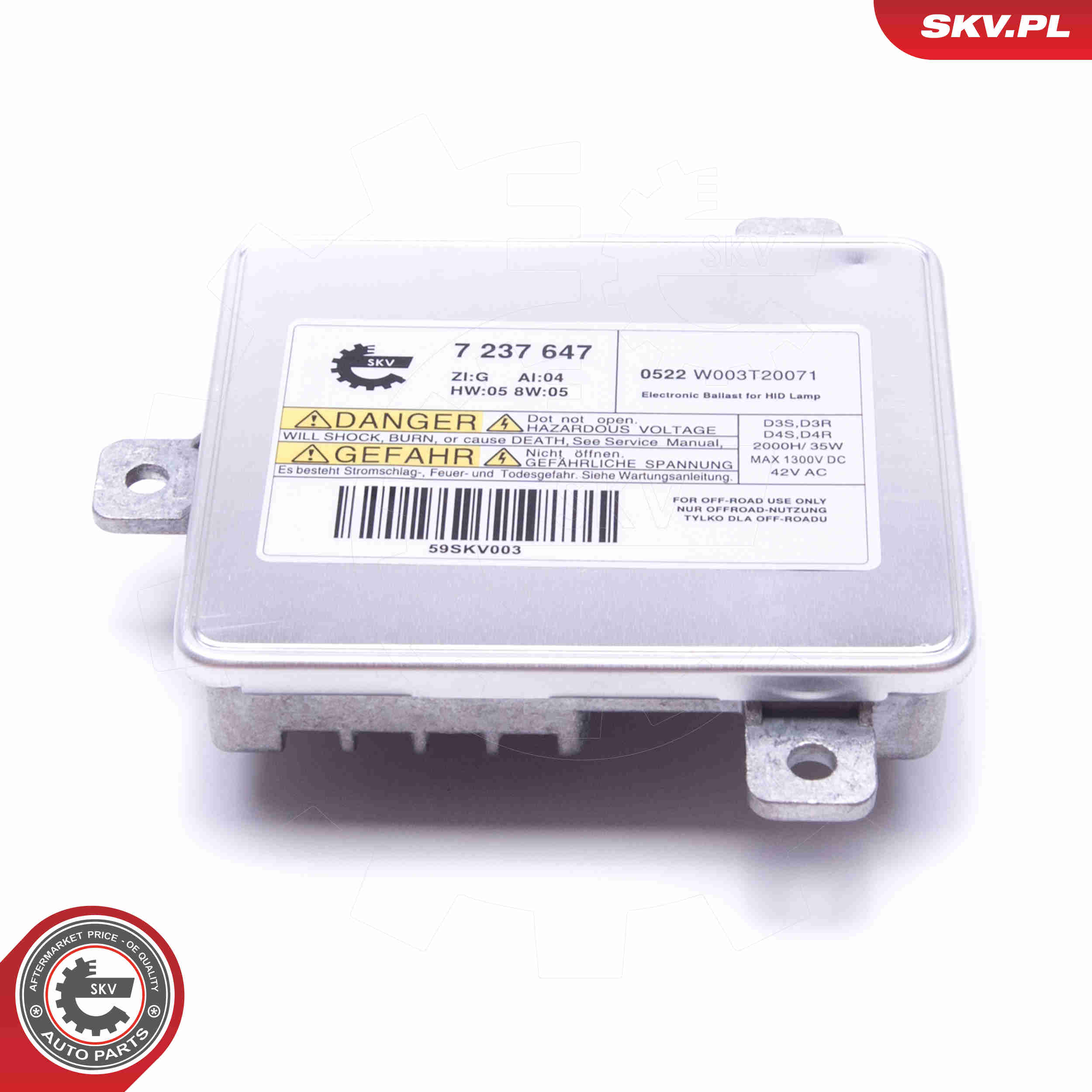 Control Unit, lights - 59SKV003 ESEN SKV
