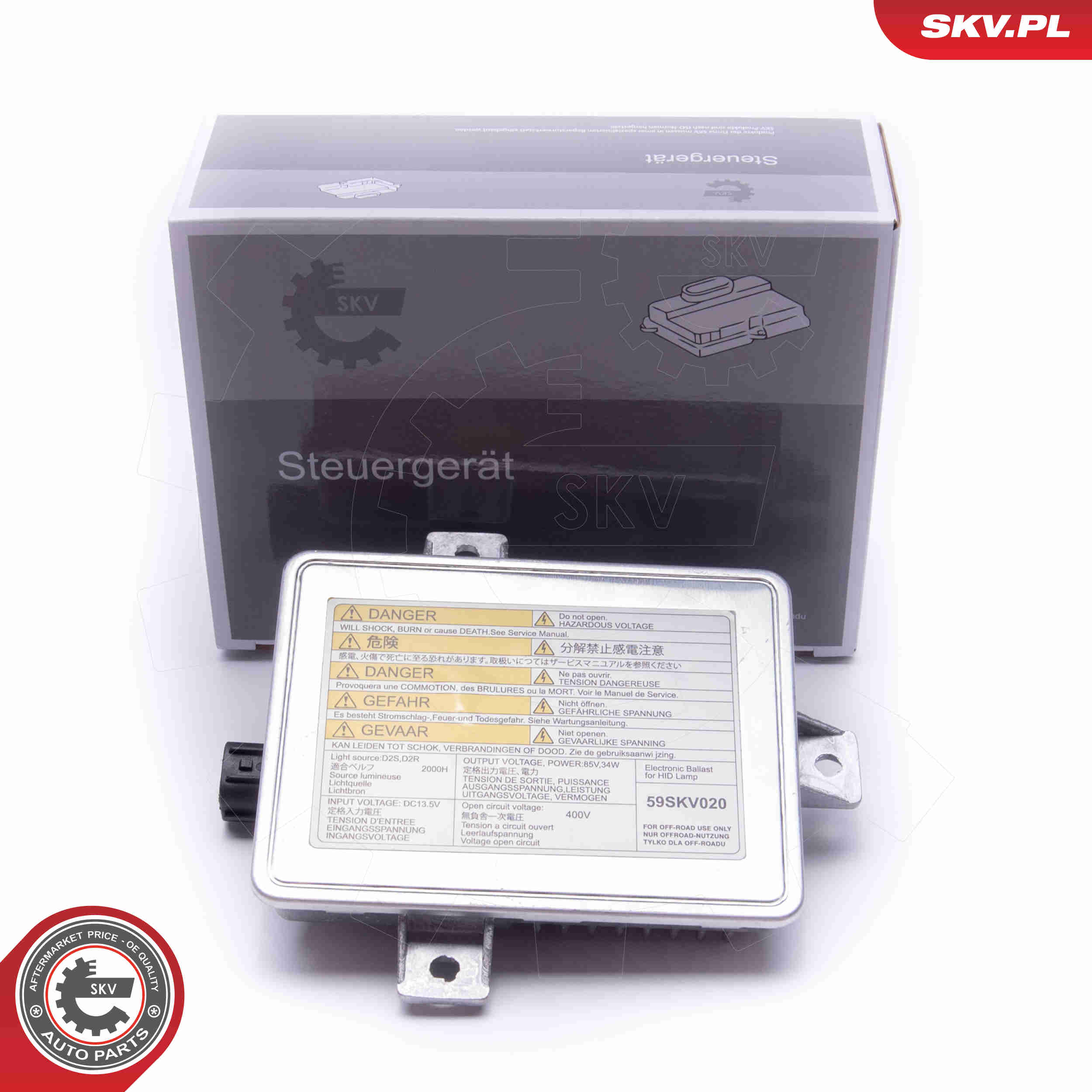 Control Unit, lights - 59SKV020 ESEN SKV