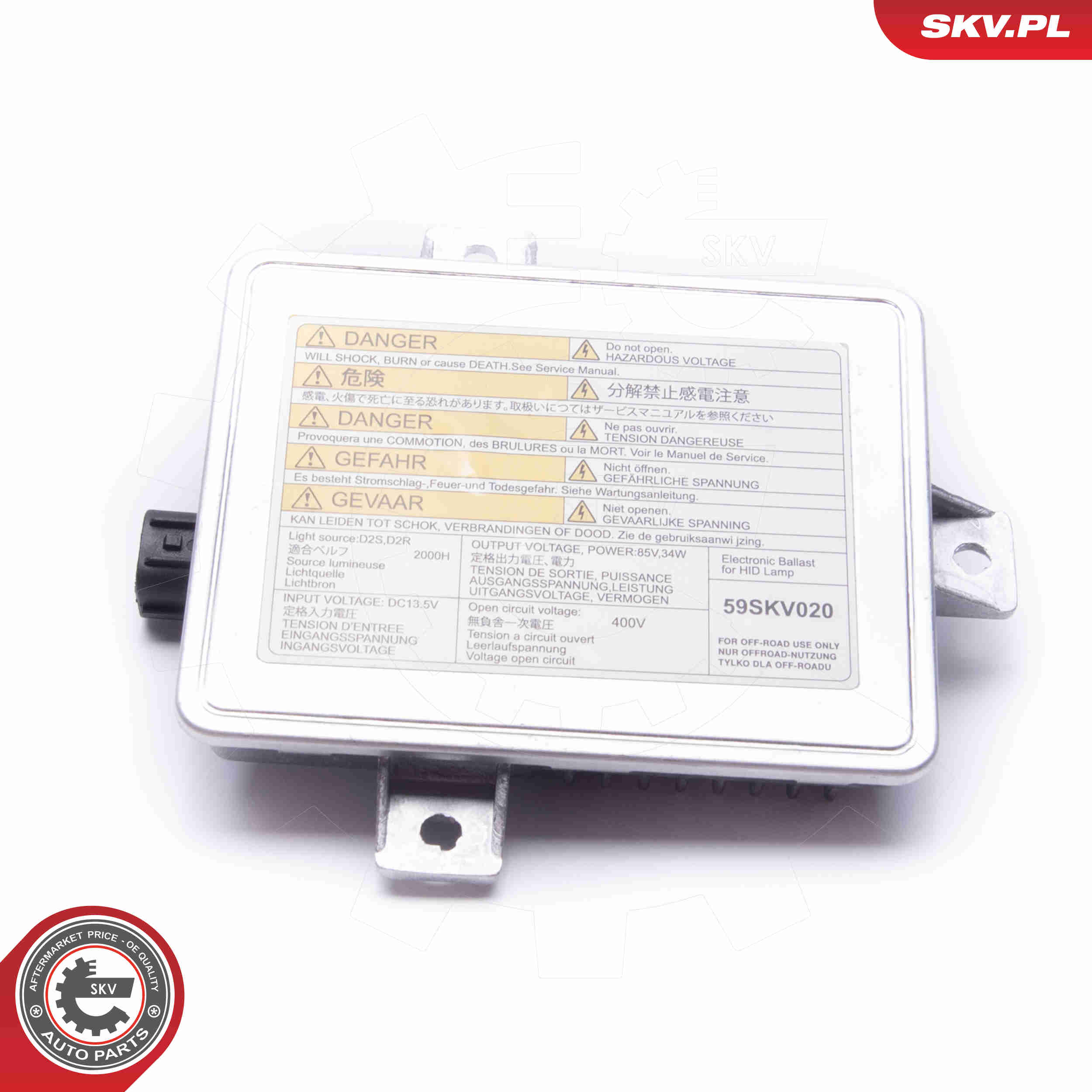 Control Unit, lights - 59SKV020 ESEN SKV