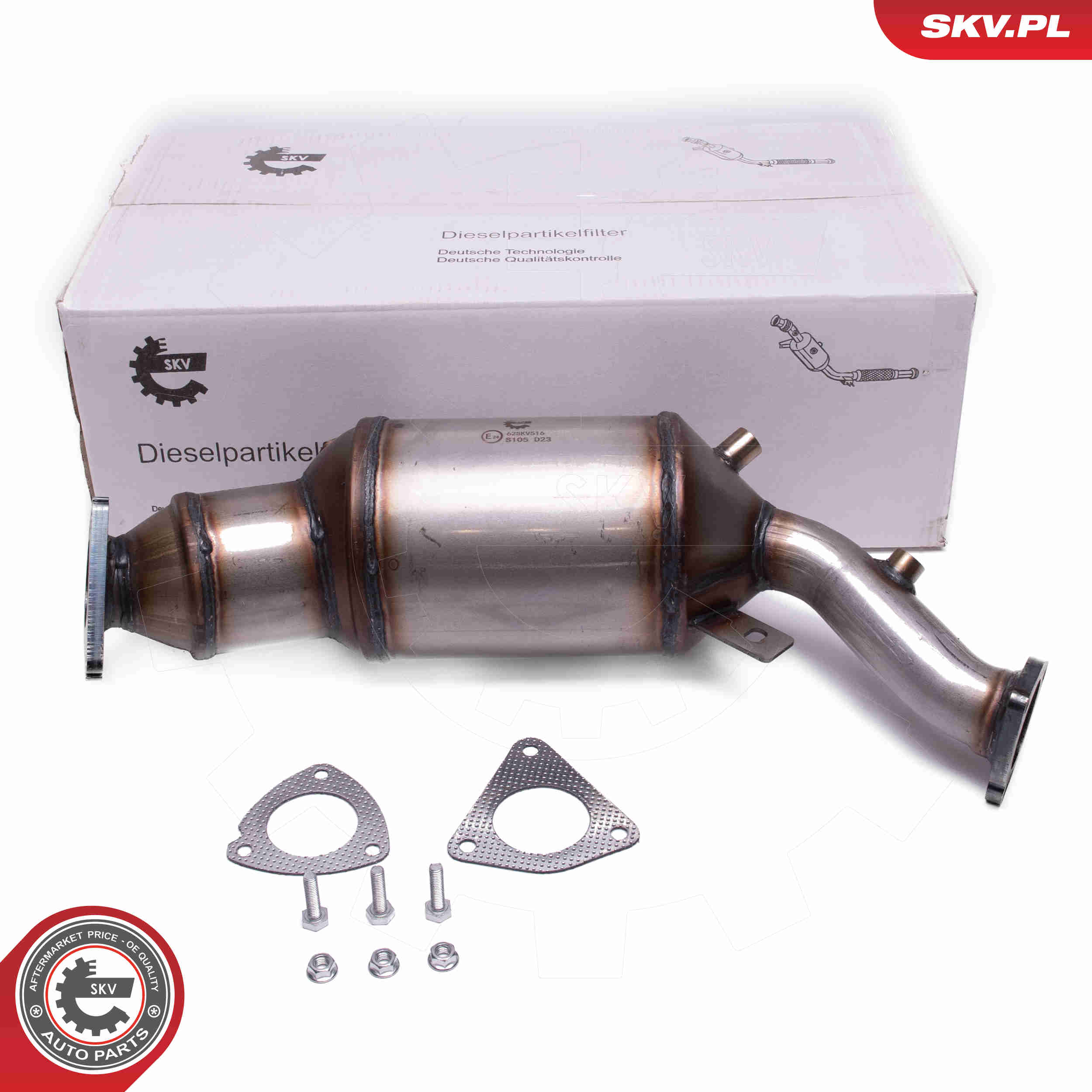 Soot/Particulate Filter, exhaust system - 62SKV516 ESEN SKV