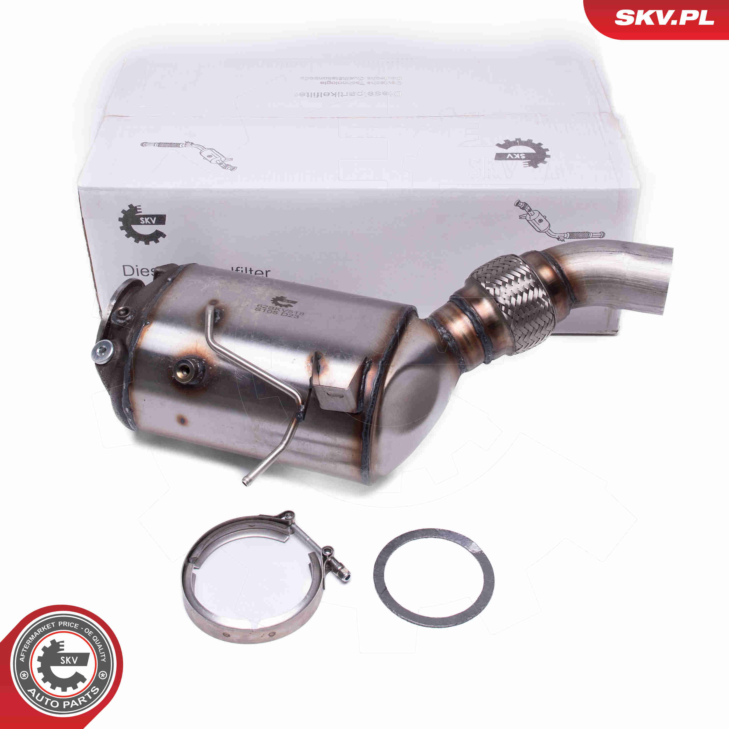 Soot/Particulate Filter, exhaust system - 62SKV518 ESEN SKV