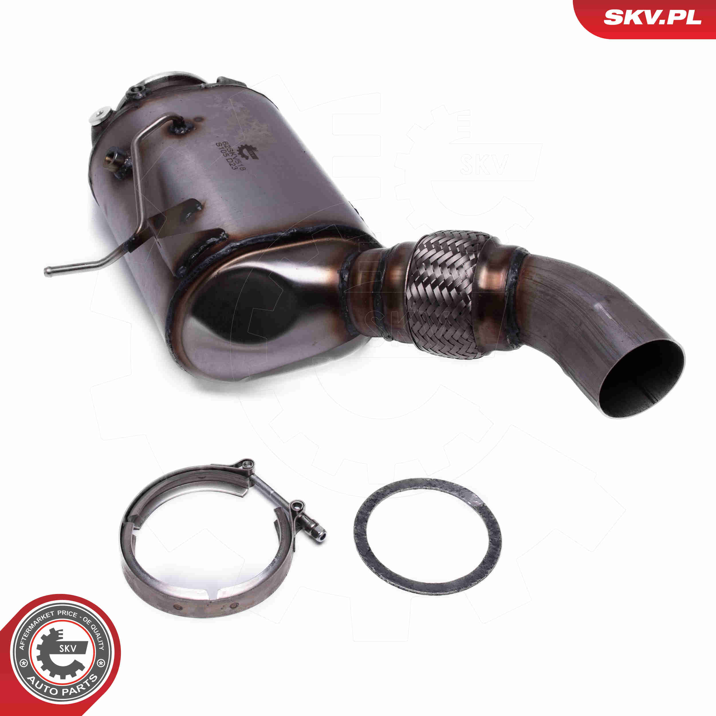 Soot/Particulate Filter, exhaust system - 62SKV518 ESEN SKV