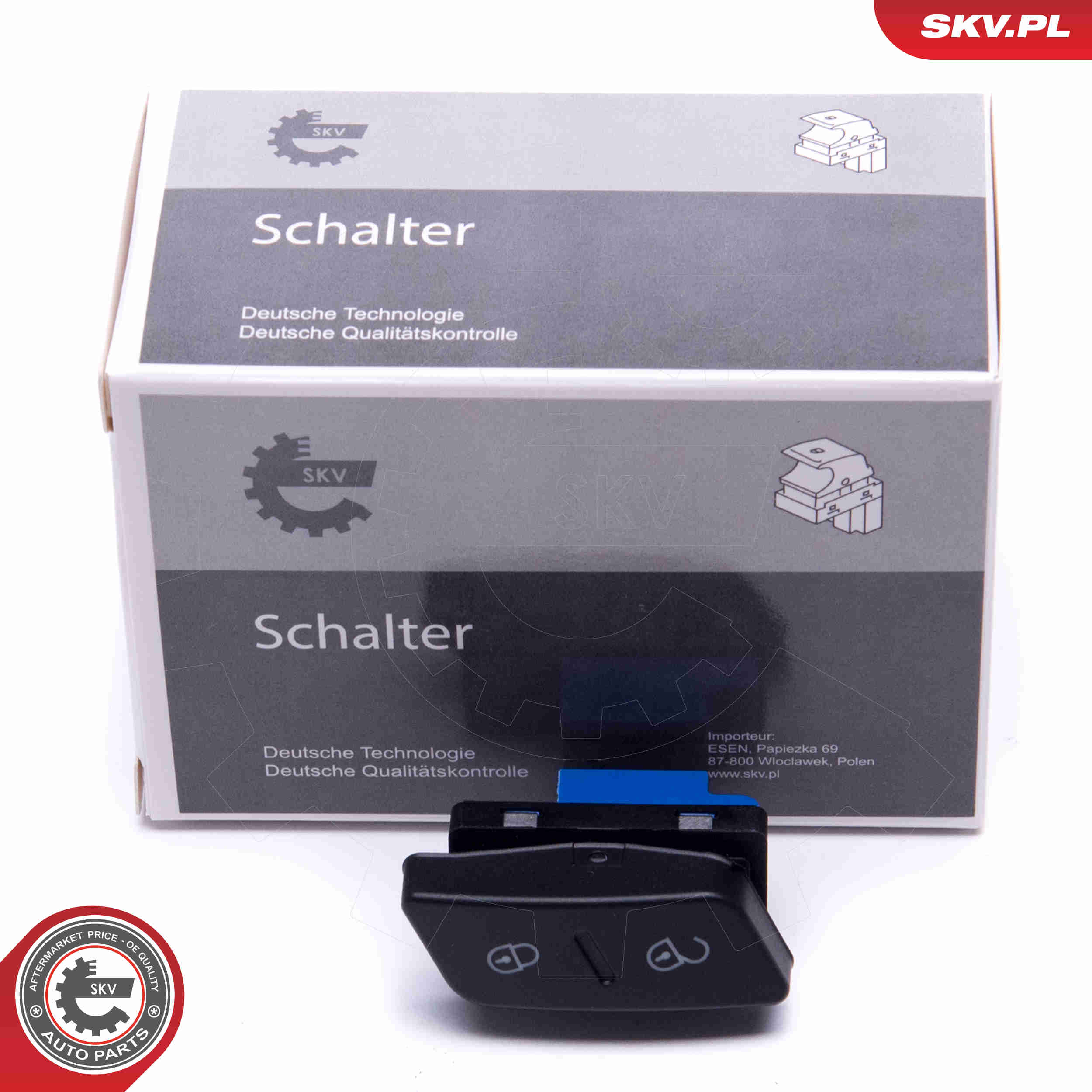 Switch, door lock - 96SKV927 ESEN SKV