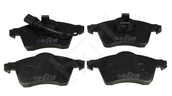 Brake Pad Set, disc brake - 221 091 HART