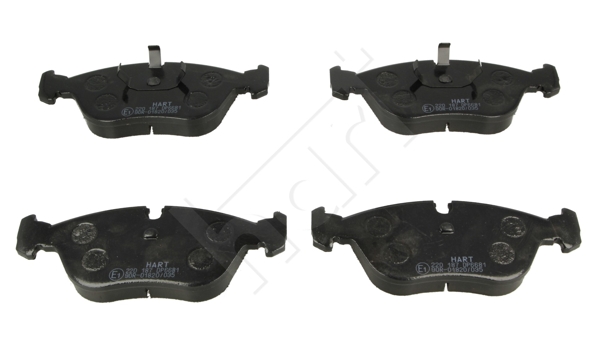 Brake Pad Set, disc brake - 220 187 HART