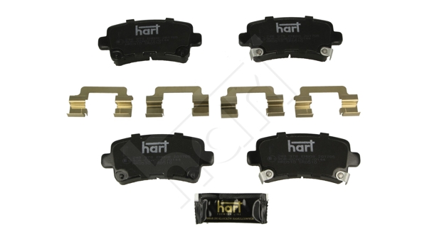 Brake Pad Set, disc brake - 248 978 HART