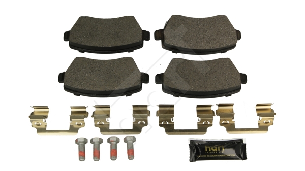 Kit pastiglie freno, Freno a disco - 252 297 HART